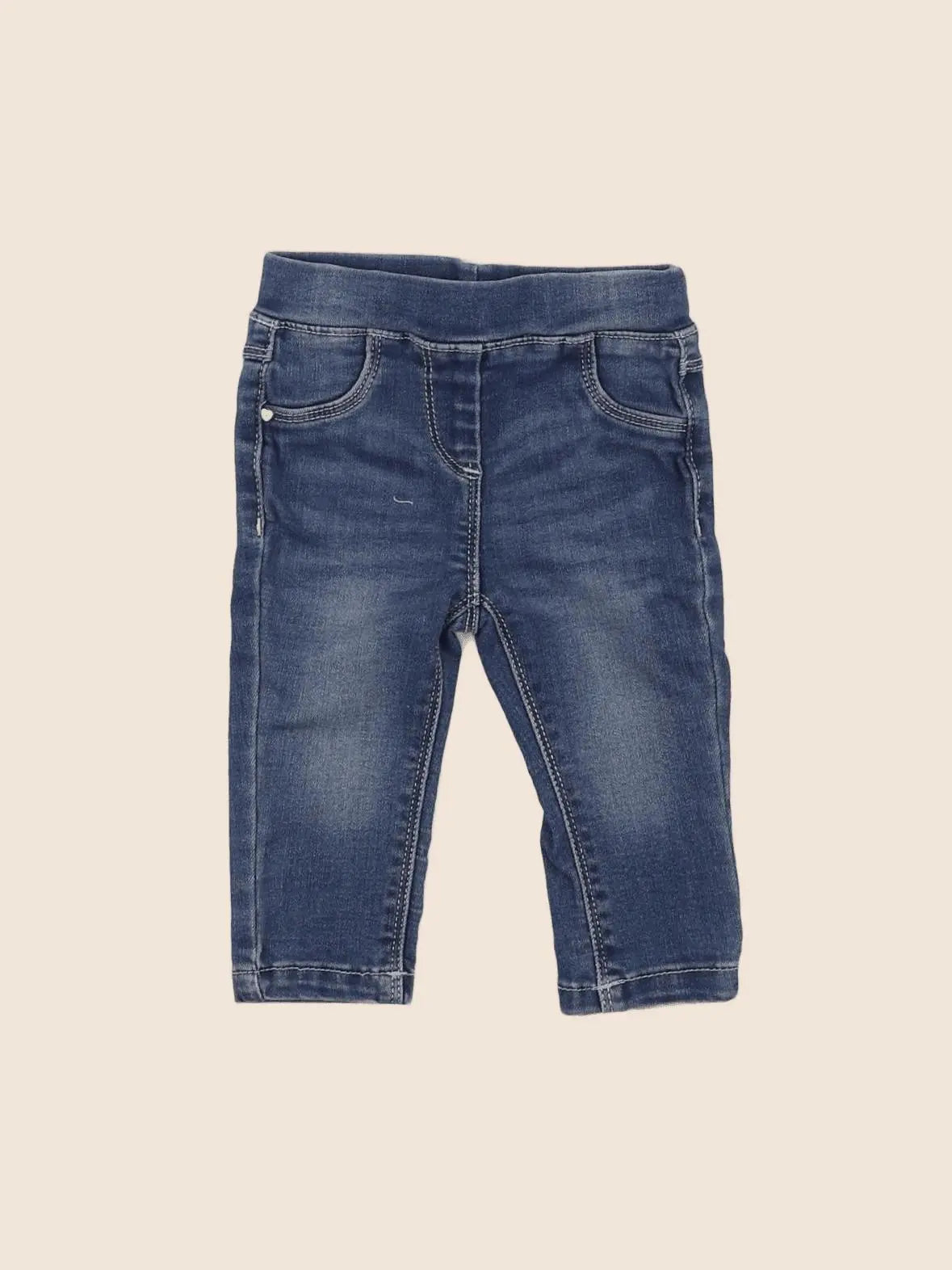Tape à l'oeil - jegging bleu - 6 mois