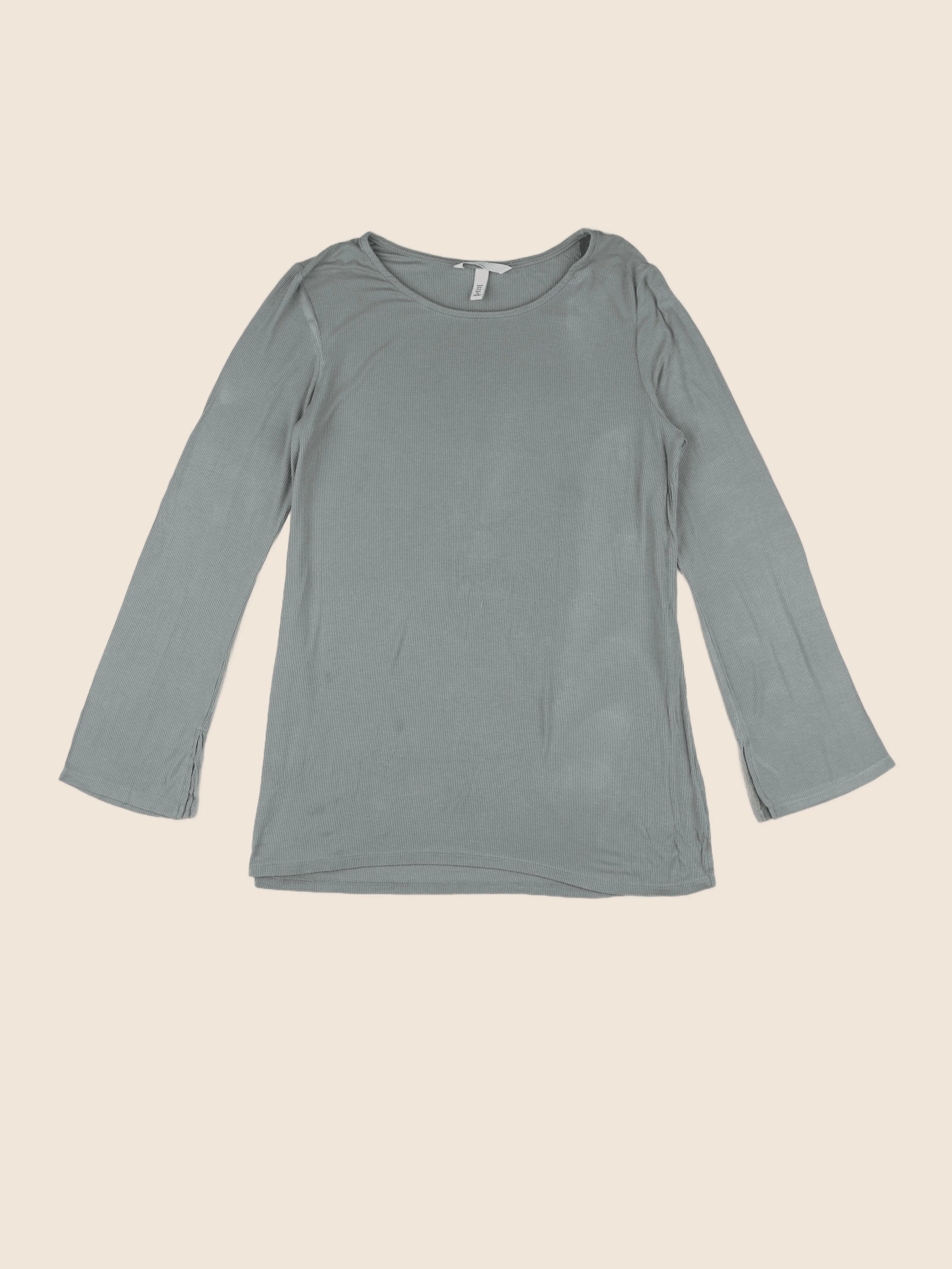 H&M - tee-shirt grossesse vert - 40 à 42