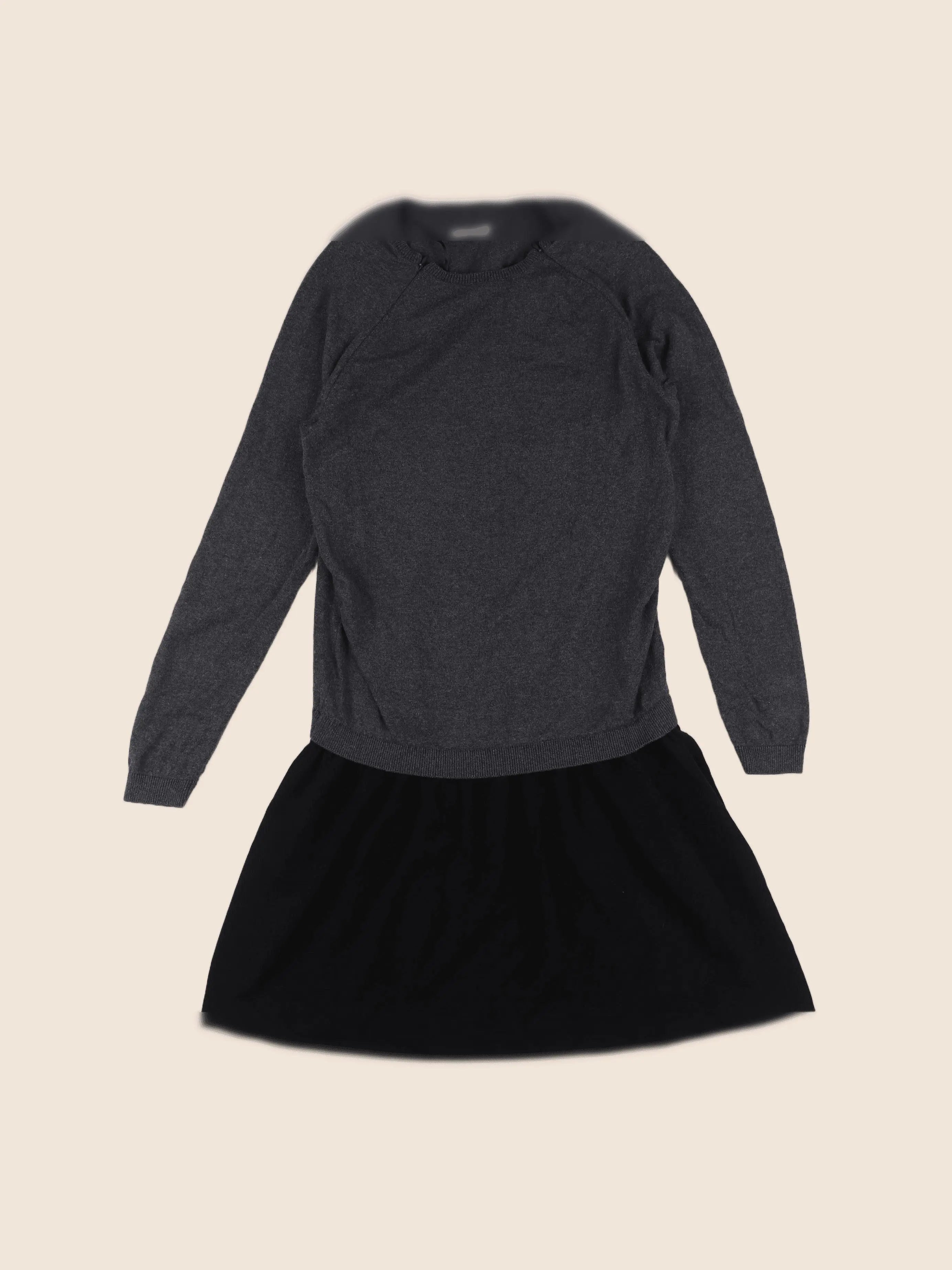 Vertbaudet - robe grossesse, allaitement gris - 42 à 44