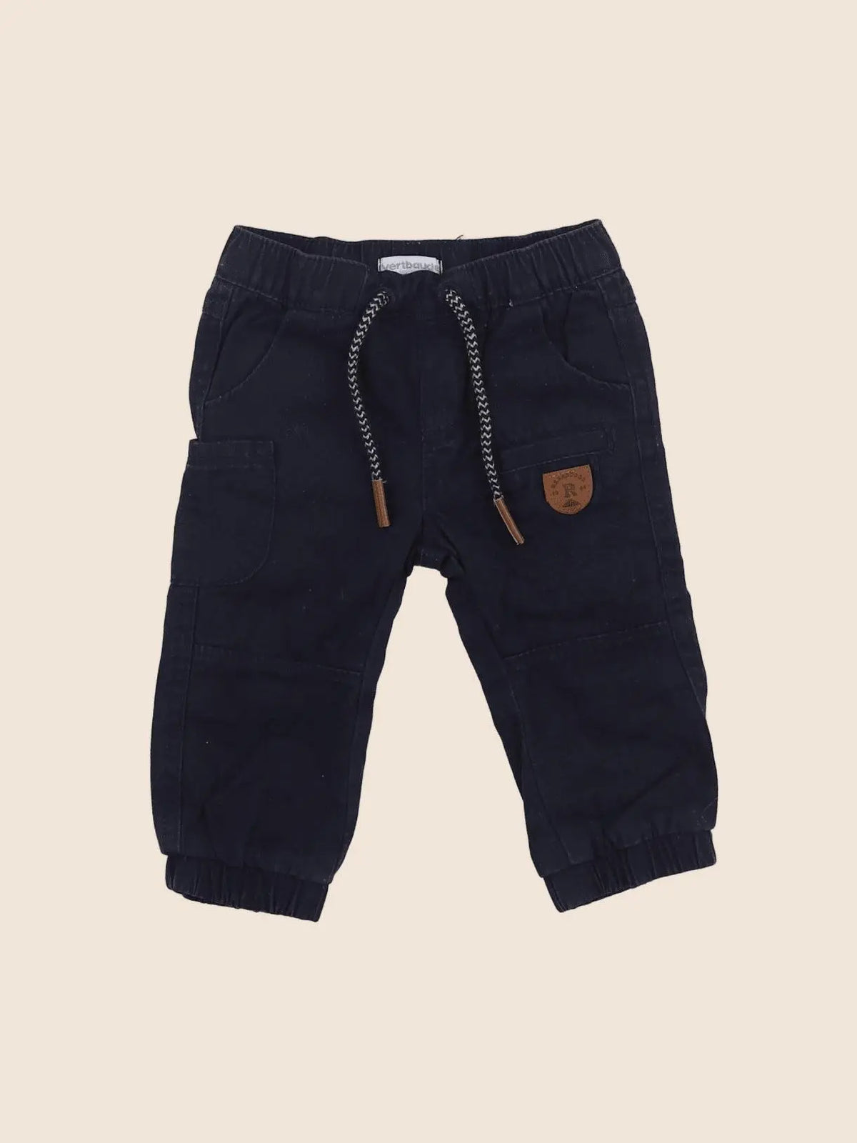Vertbaudet - pantalon bleu - 6 mois