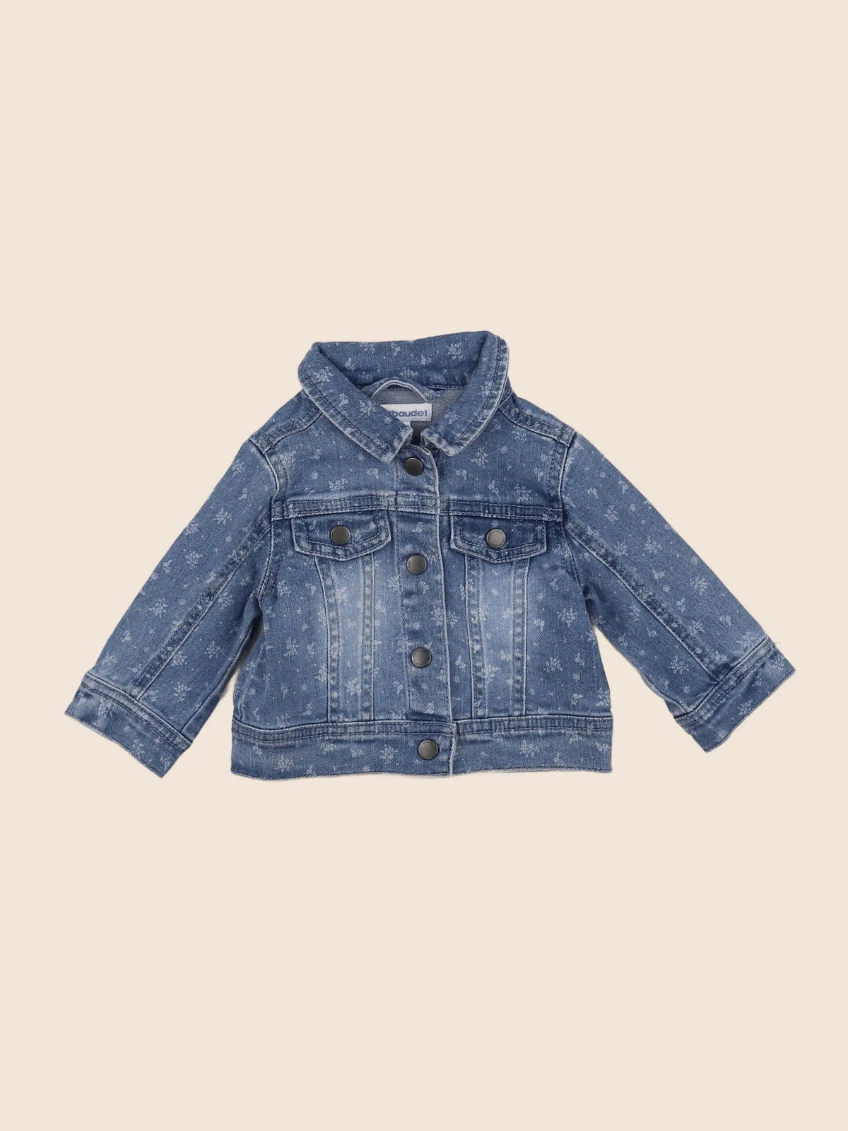 Vertbaudet - veste bleu - 3 mois