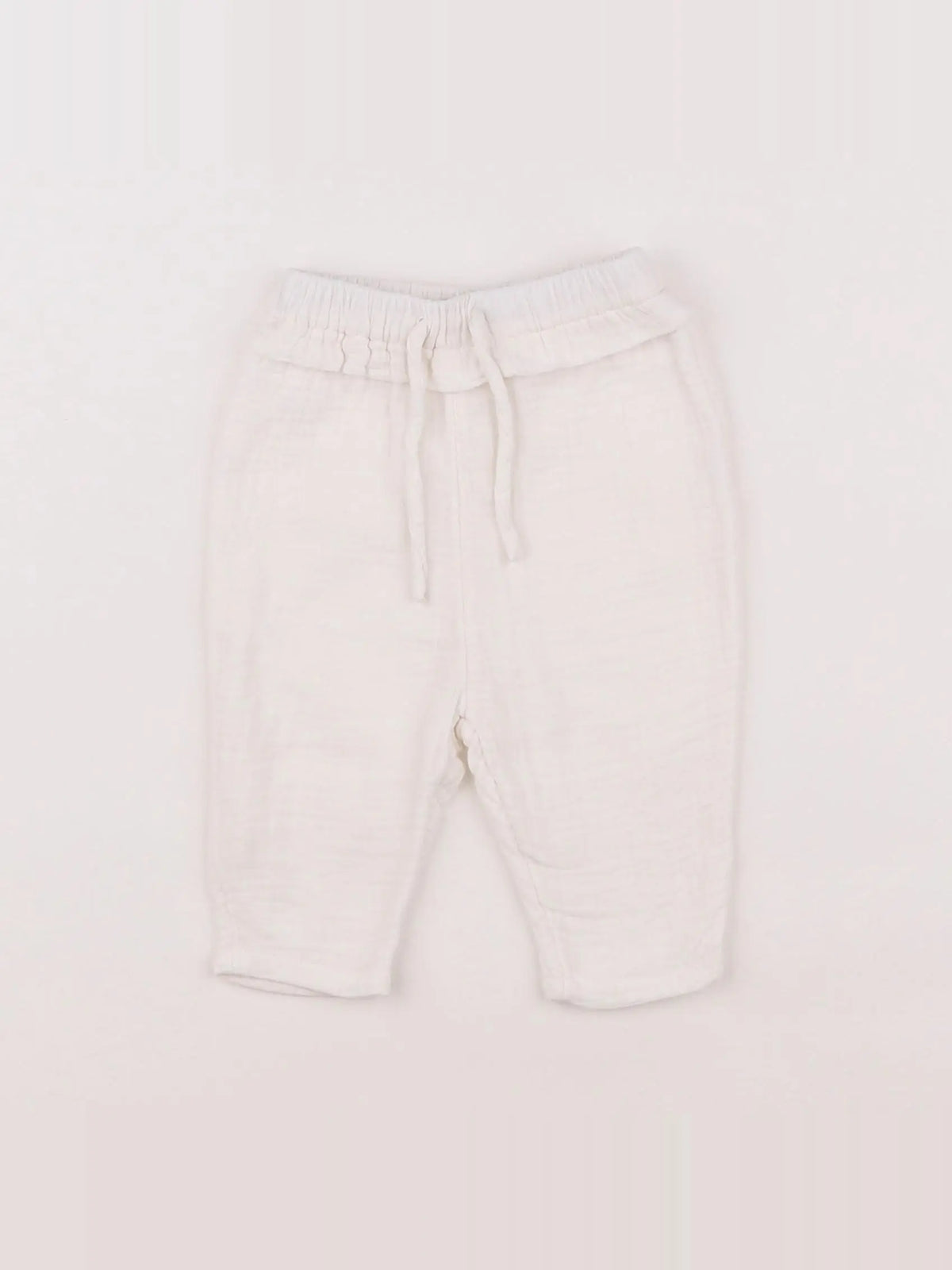 Vertbaudet - pantalon blanc - 3 mois