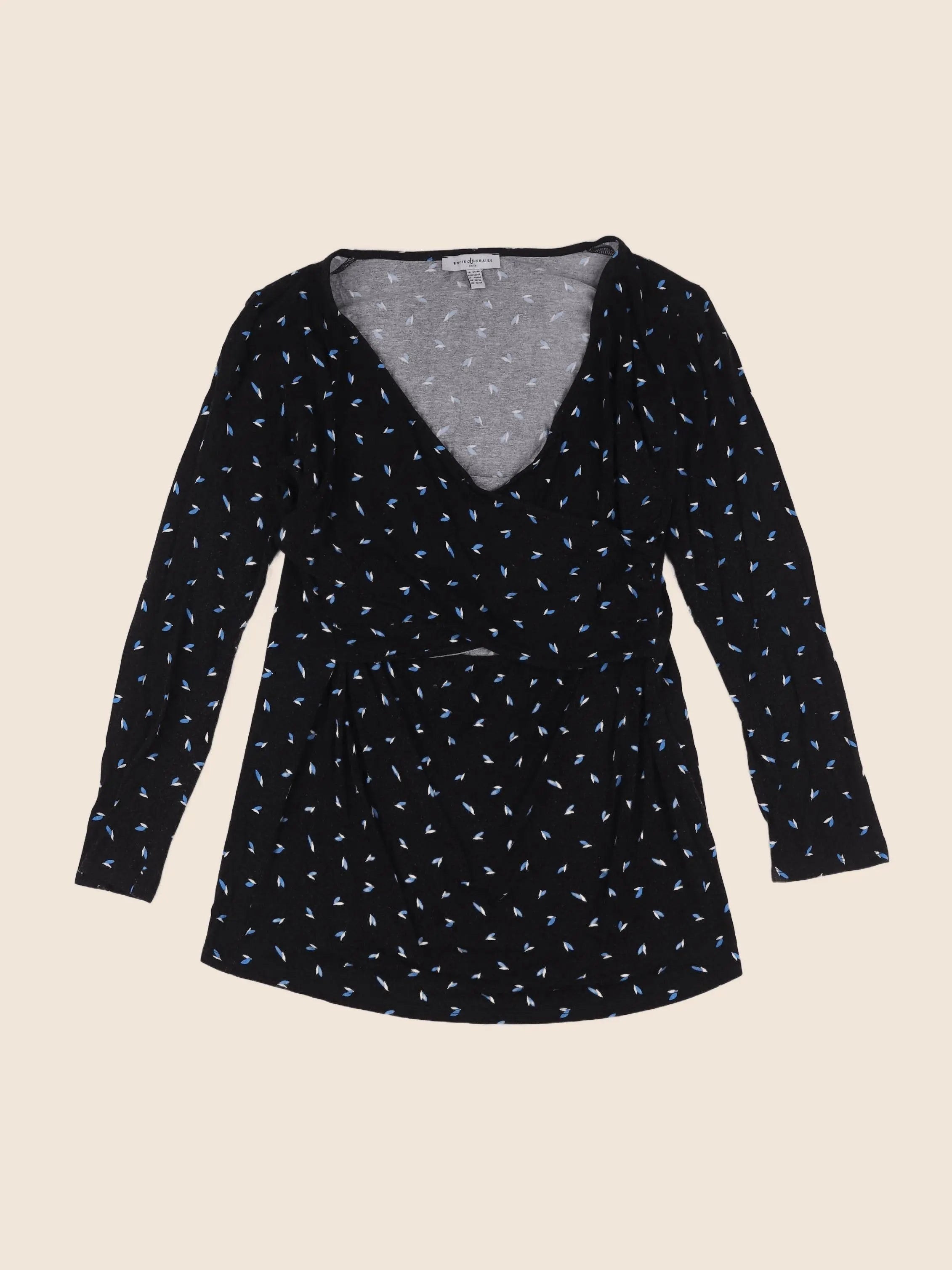 Envie de fraise - tee-shirt grossesse noir - 44 à 46