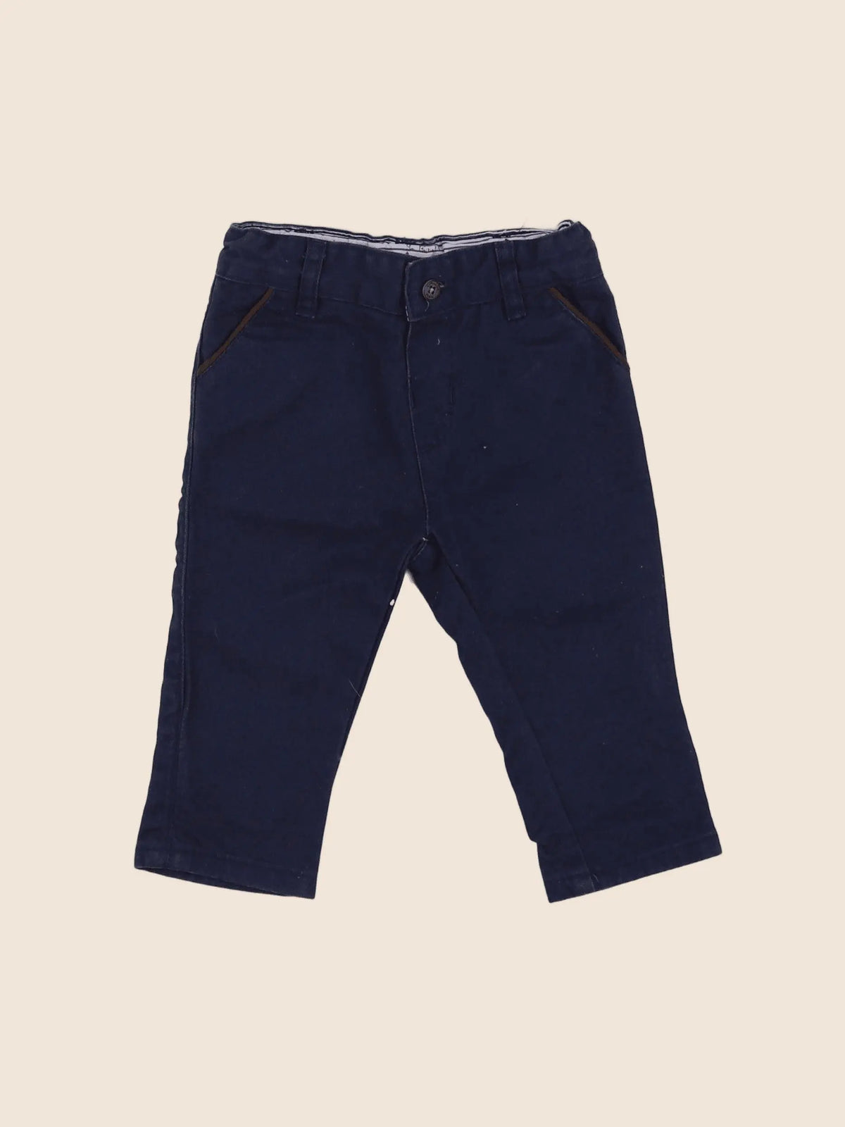 Cyrillus - pantalon bleu - 6 mois