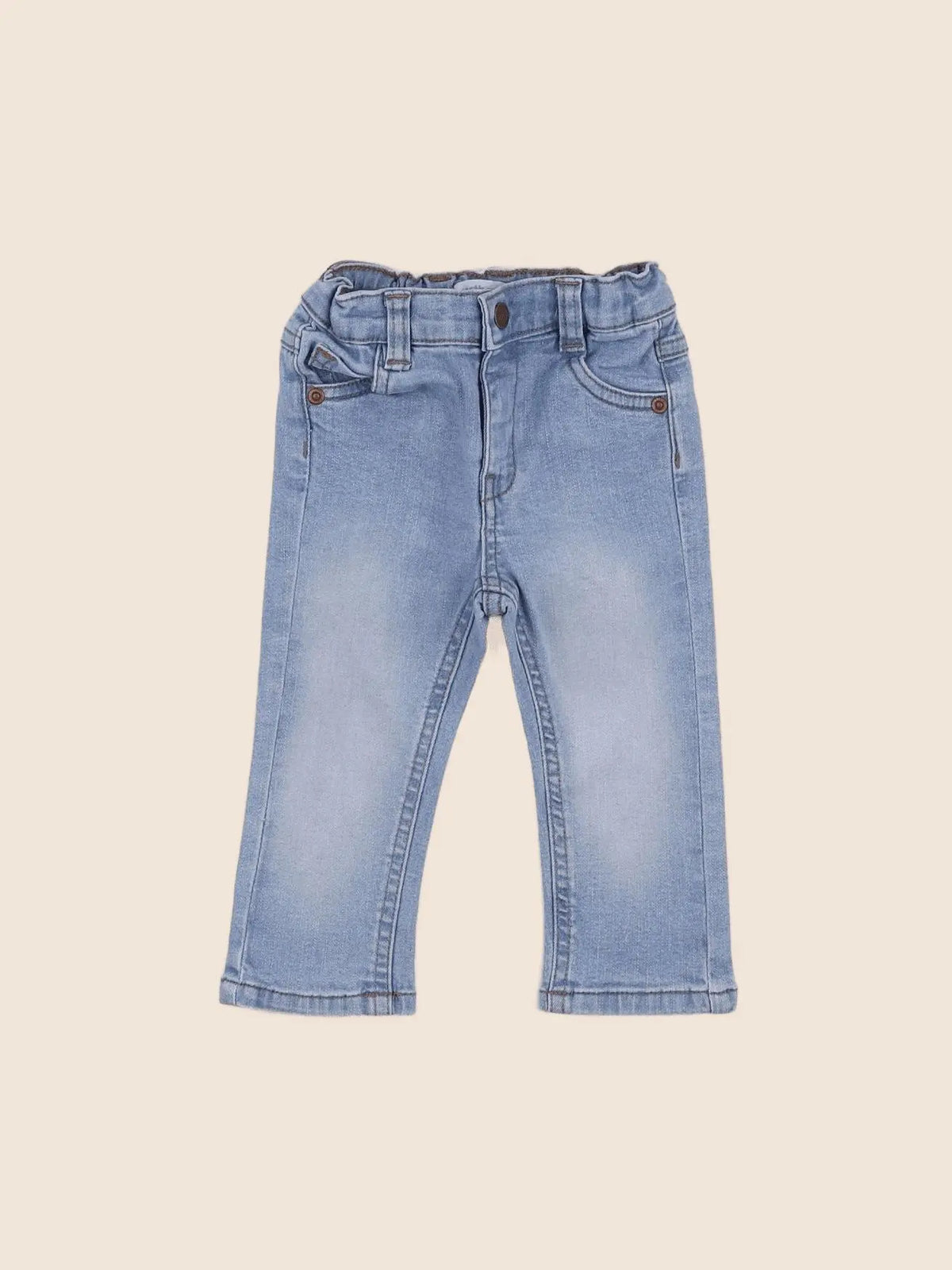 Vertbaudet - jean bleu - 9 mois
