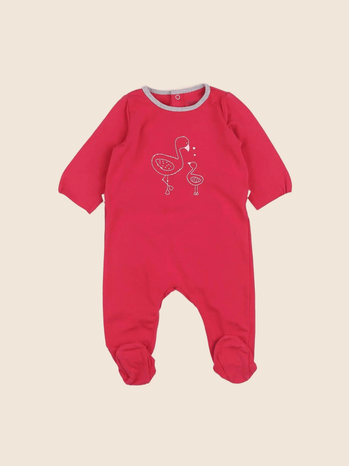 Natalys - pyjama coton rose - 6 mois