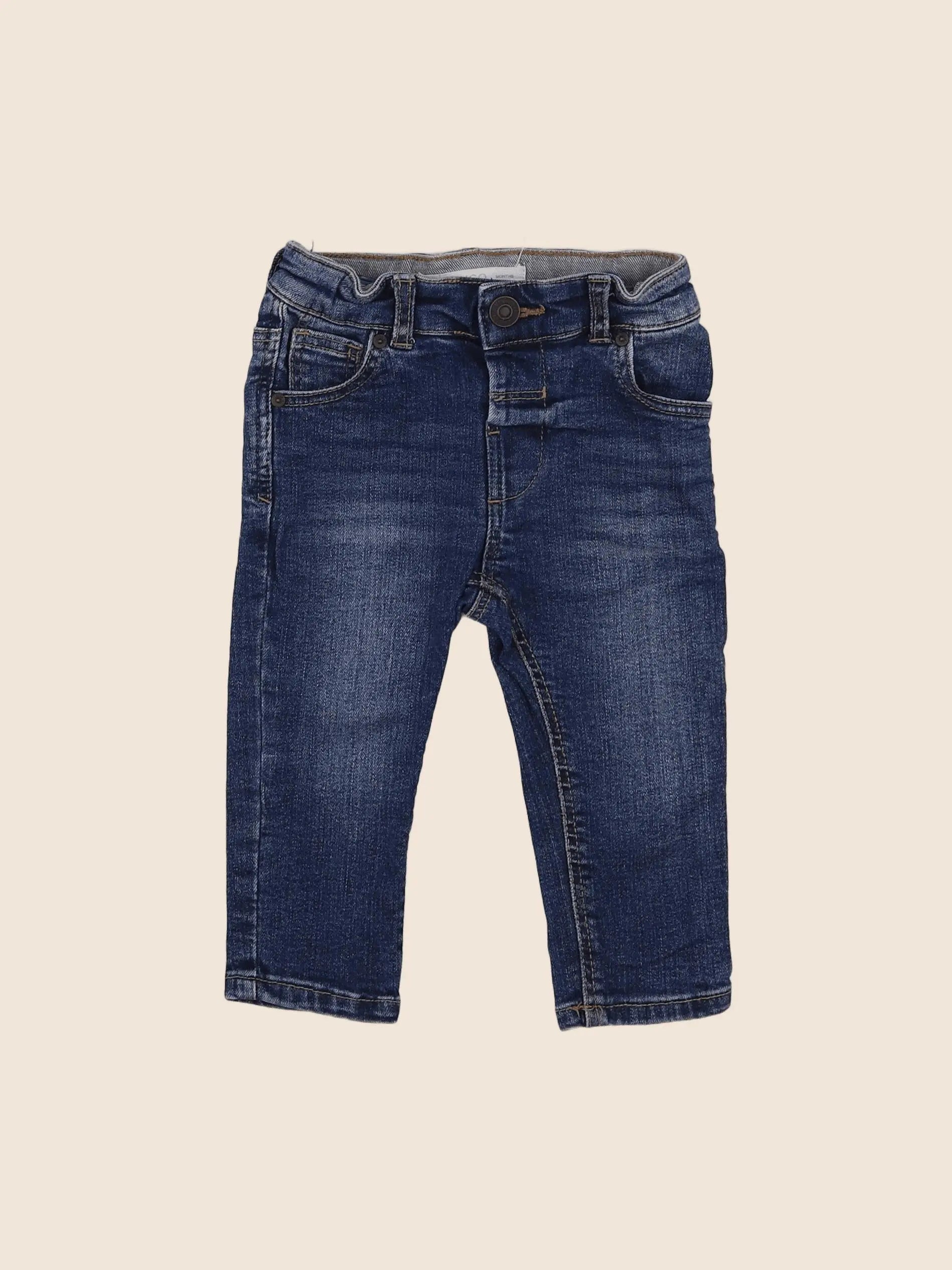 Mango - jean bleu - 6/9 mois