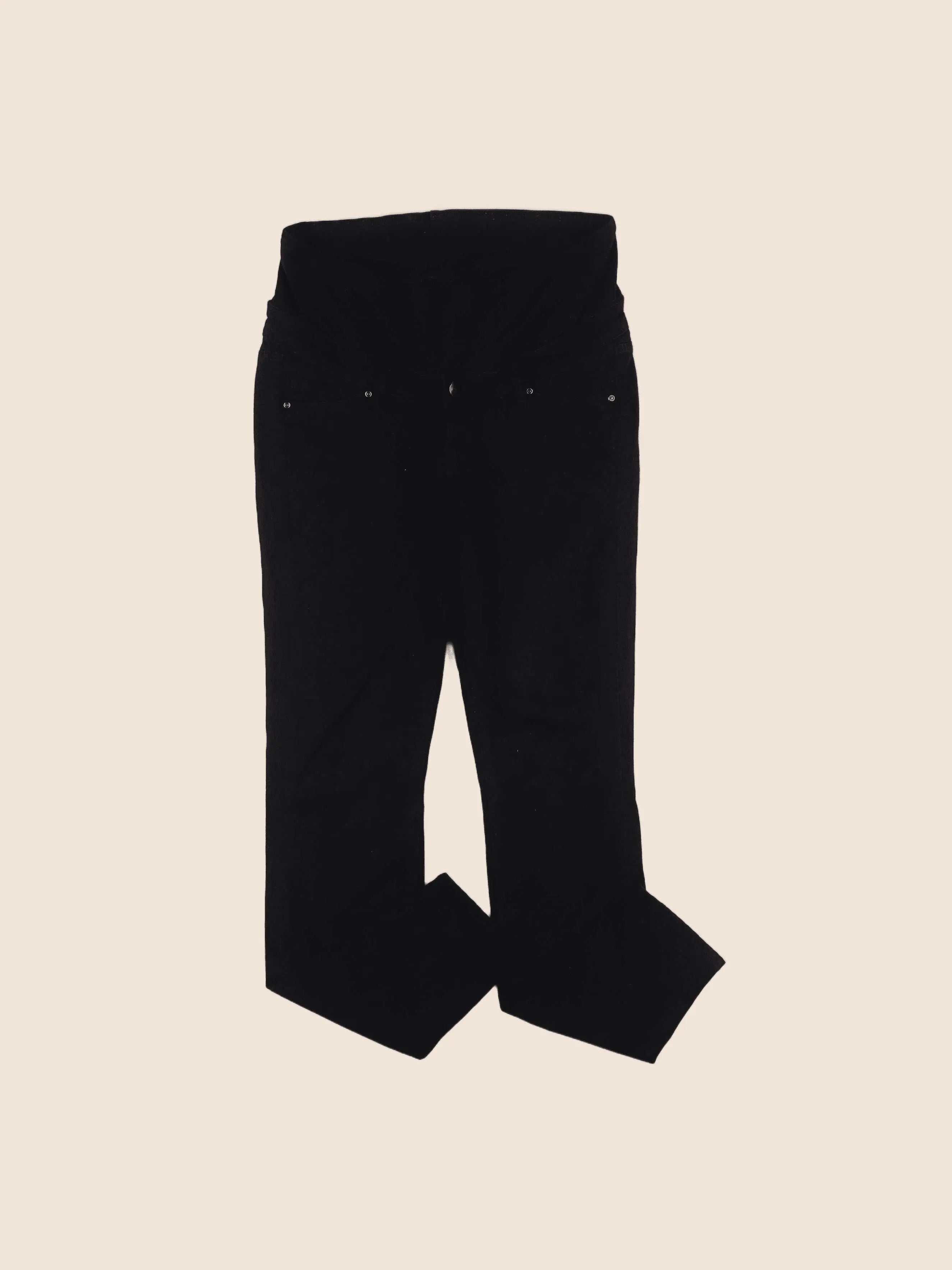 H&M - jean grossesse noir - 38