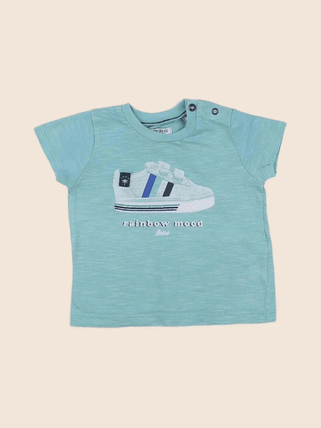 IKKS - tee-shirt bleu - 6 mois