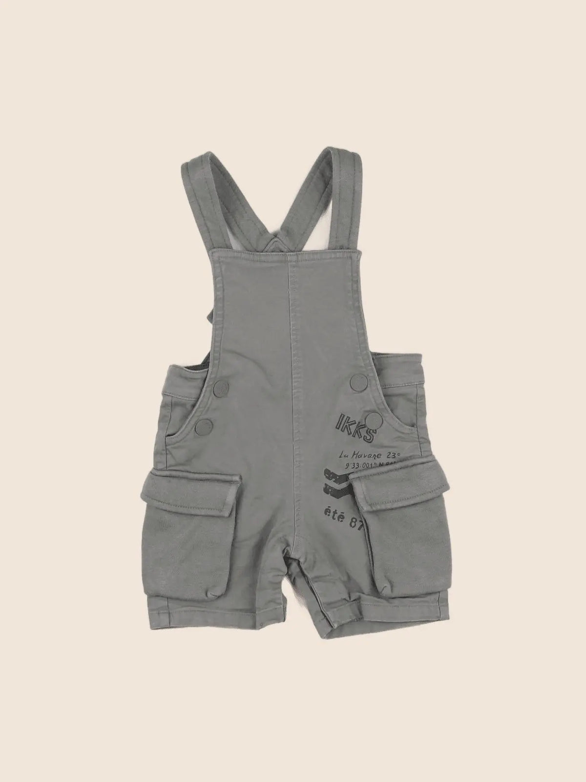 IKKS - salopette vert - 6 mois