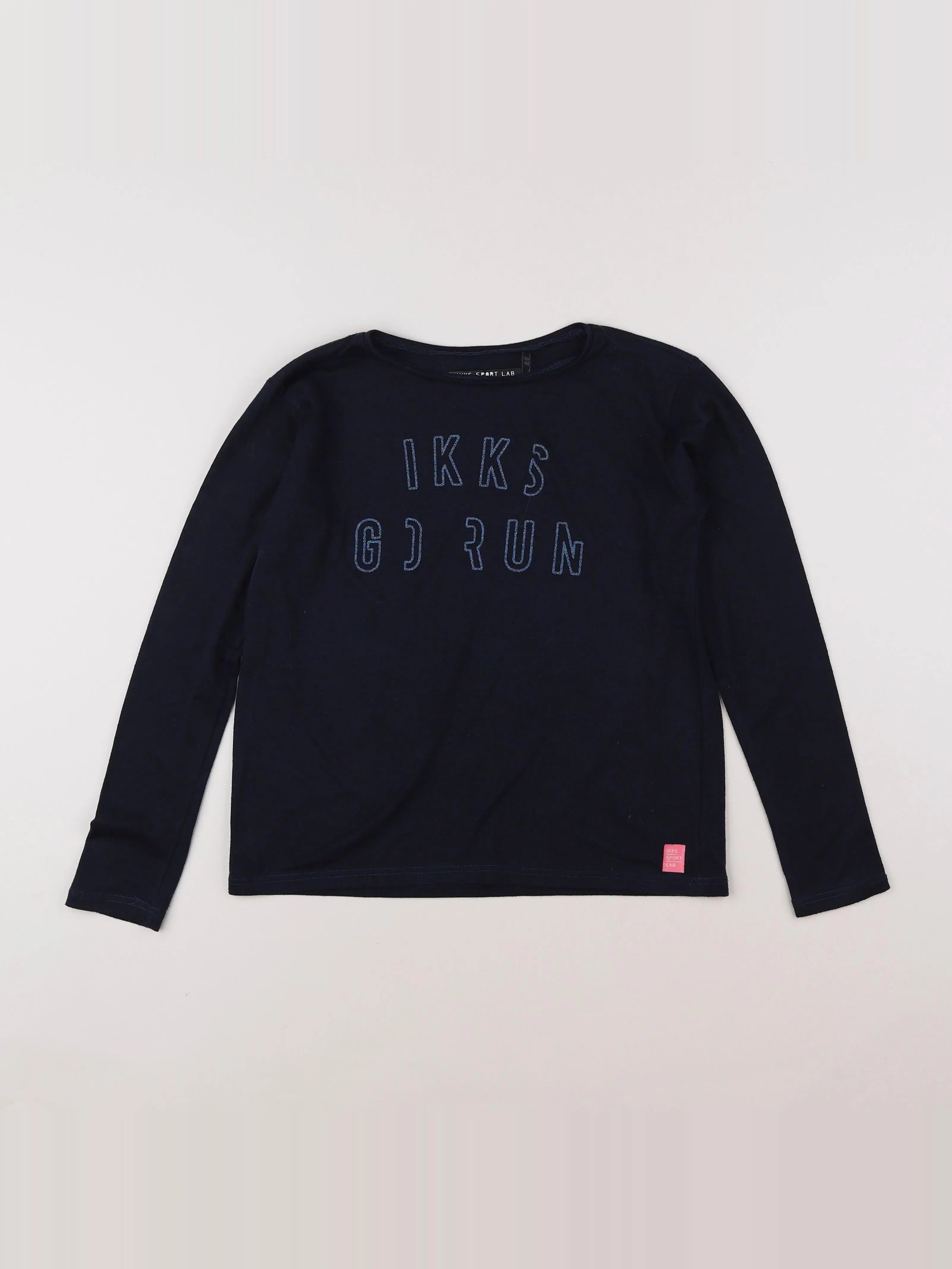 IKKS - tee-shirt bleu - 10 ans