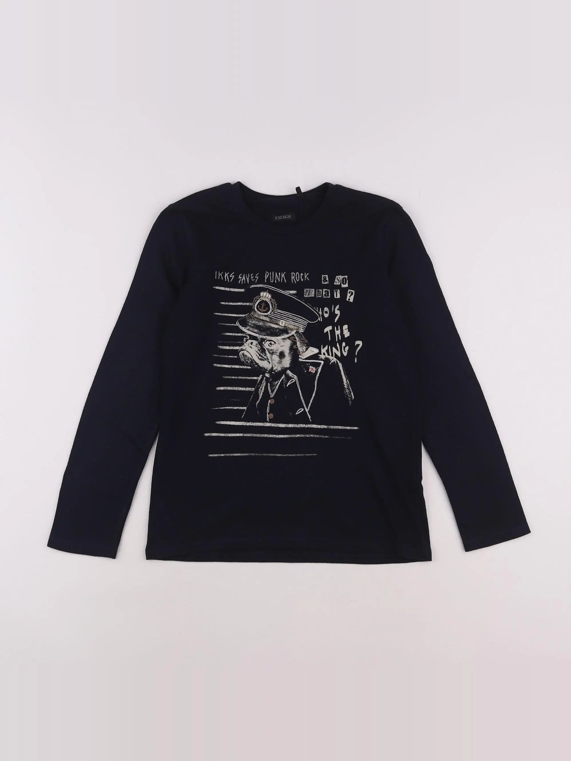 IKKS - tee-shirt noir - 8 ans