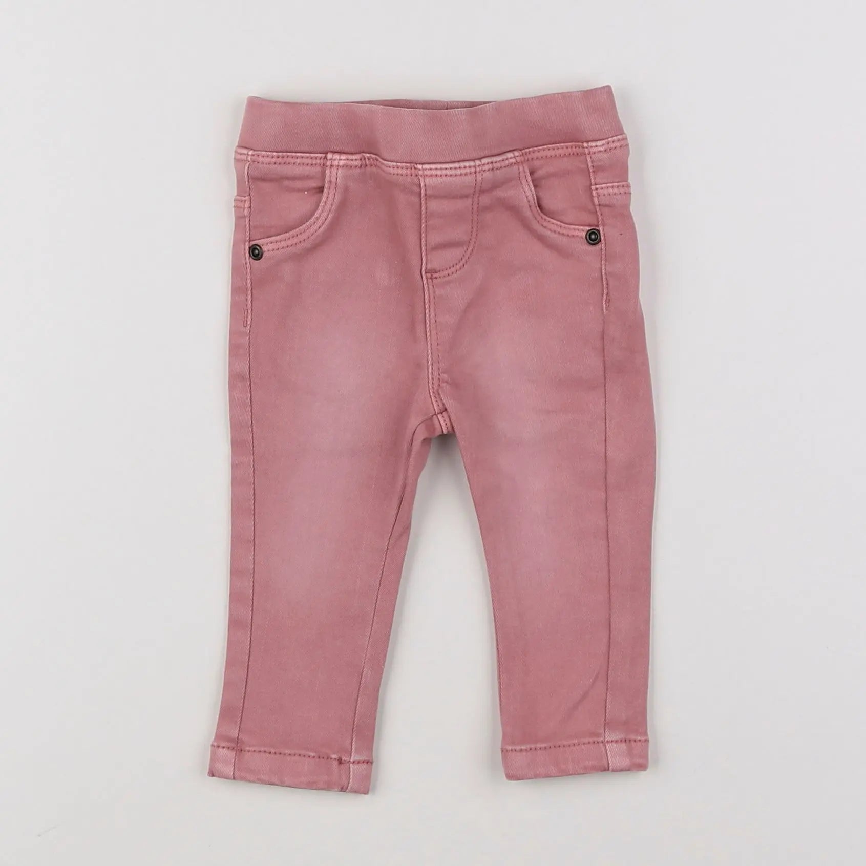 Vertbaudet - jegging rose - 6 mois