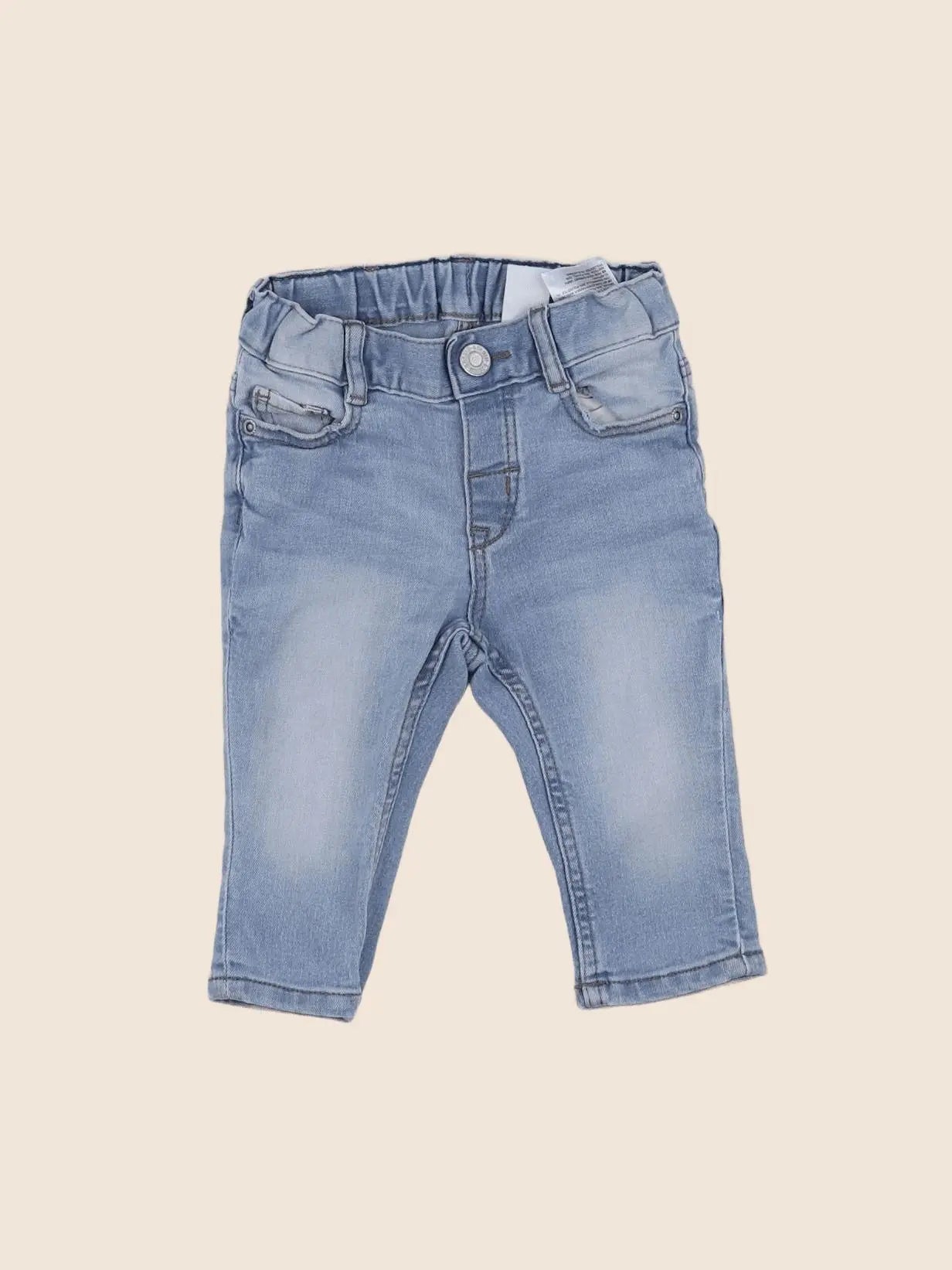 H&M - jean bleu - 3/6 mois