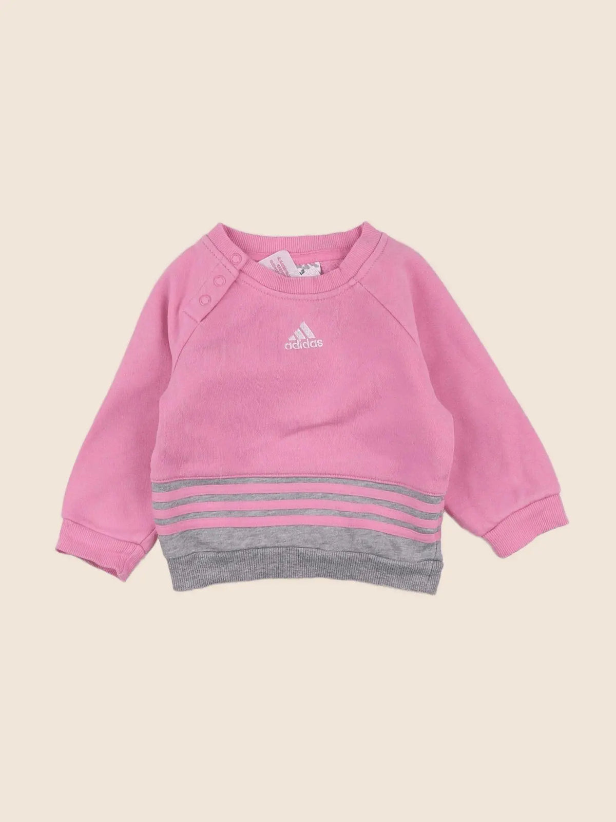Adidas - sweat rose - 6 mois