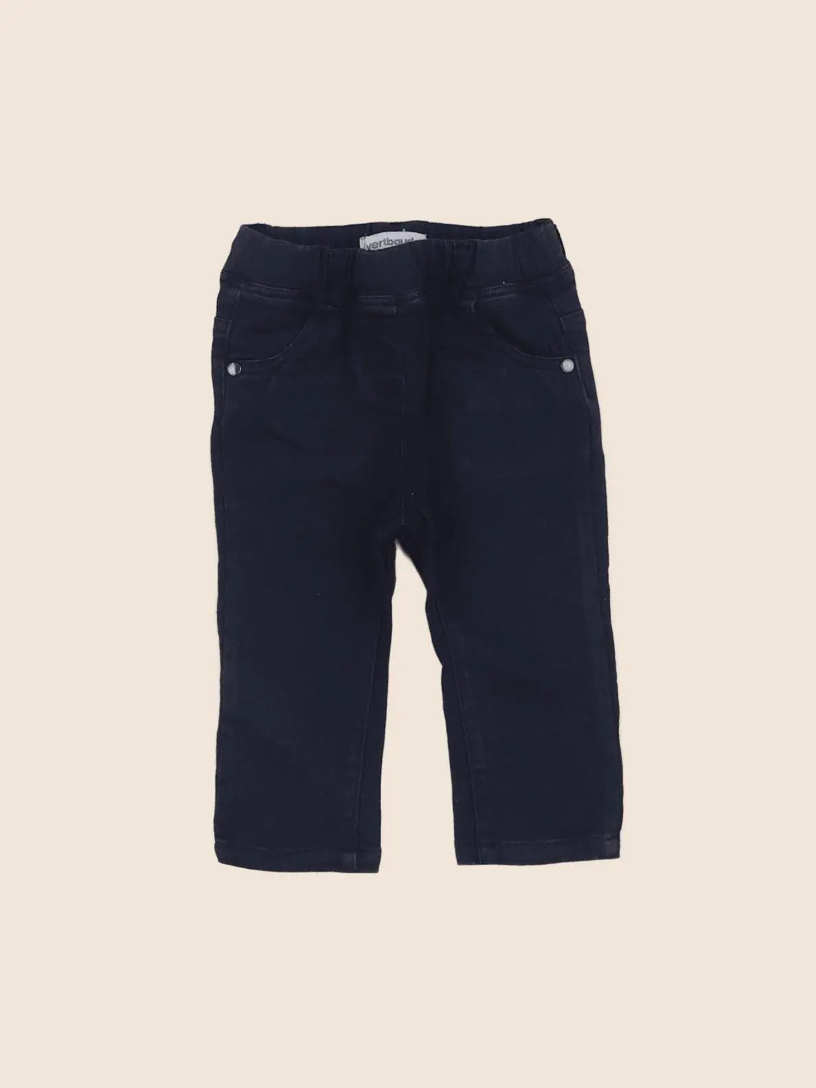 Vertbaudet - jegging bleu - 6 mois