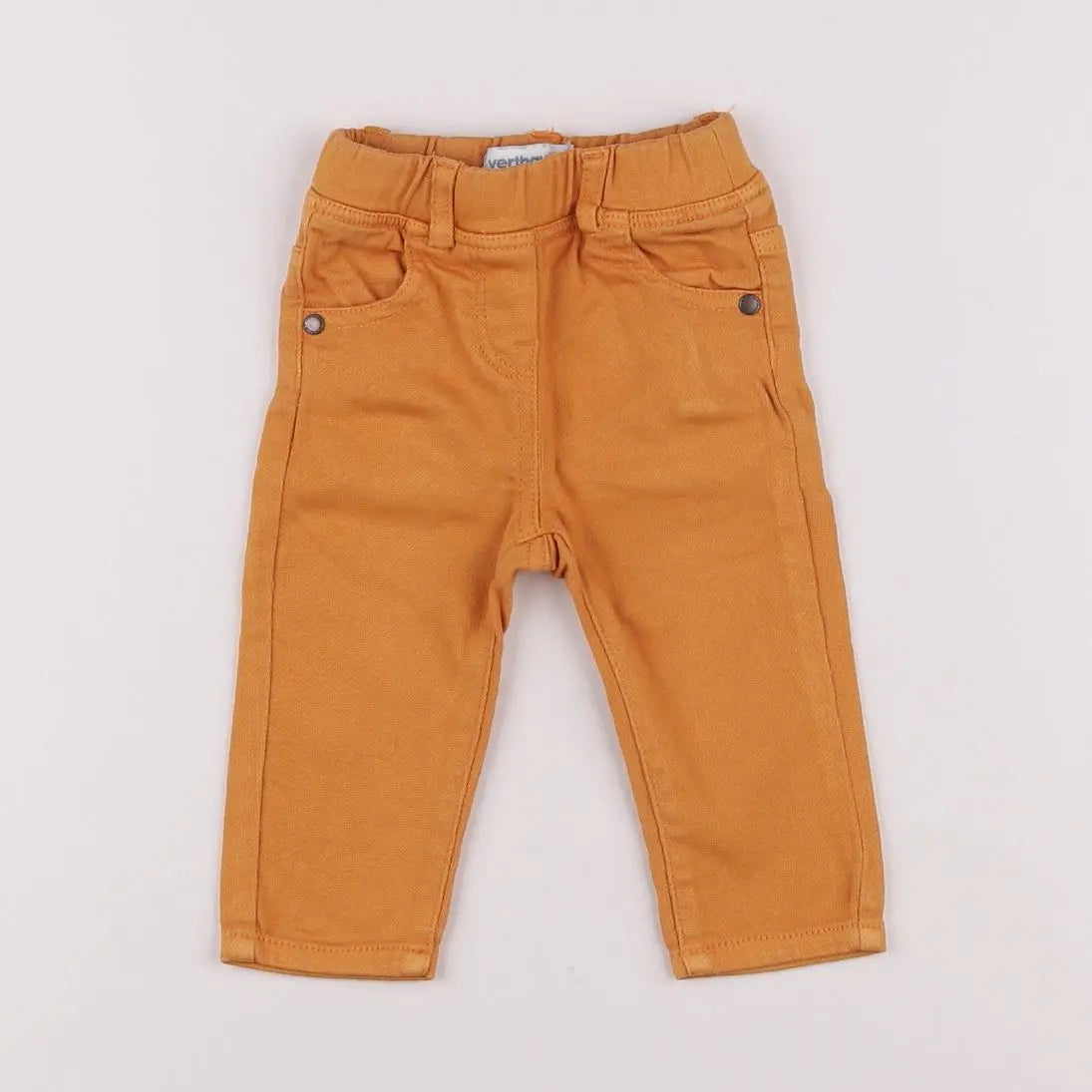 Vertbaudet - jegging orange - 3 mois