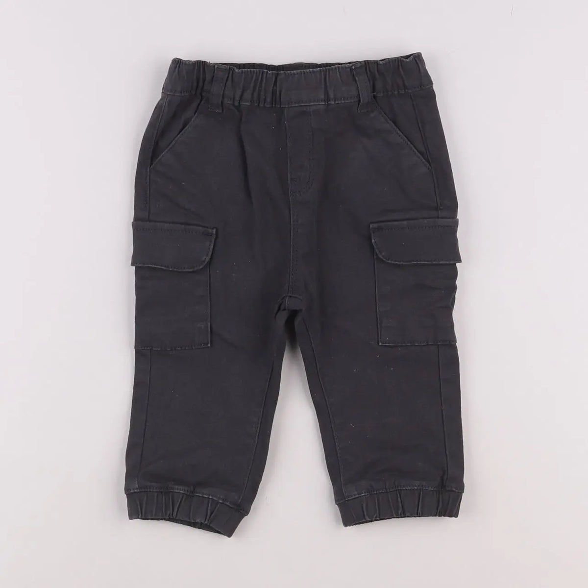 Vertbaudet - pantalon gris - 12 mois