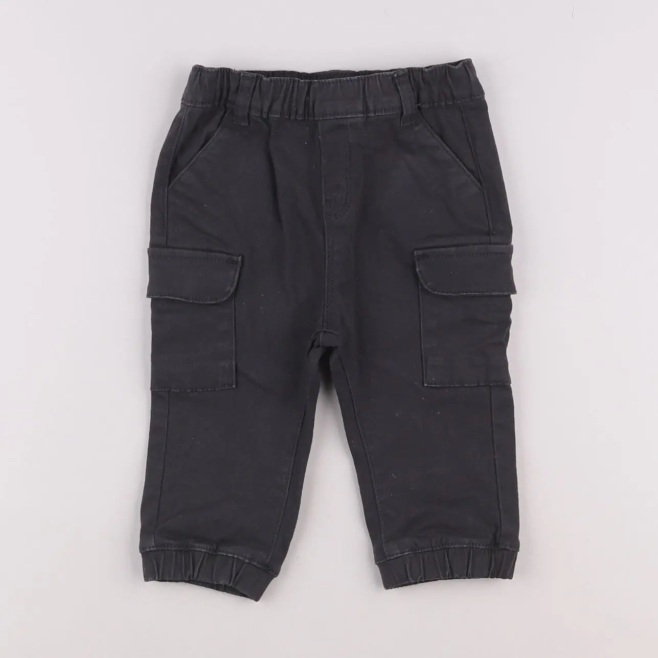 Vertbaudet - pantalon gris - 12 mois