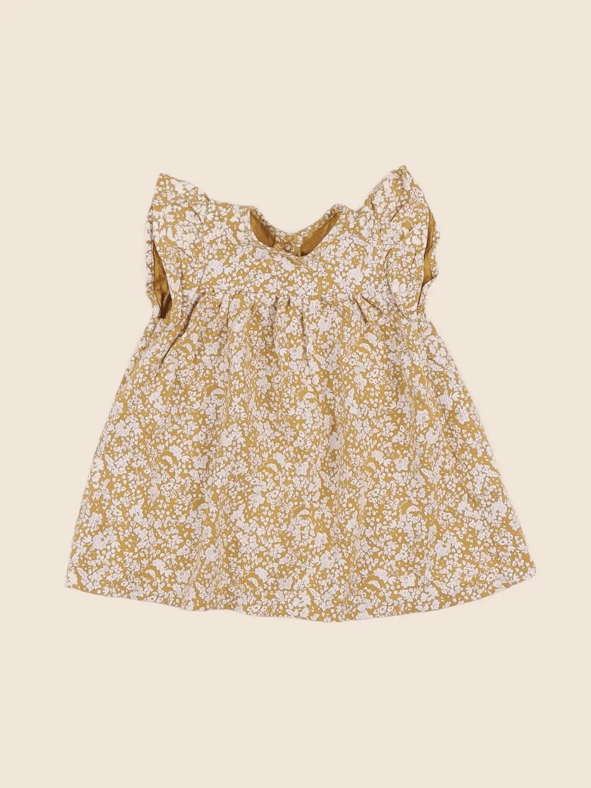 Vertbaudet - robe jaune - 3 mois