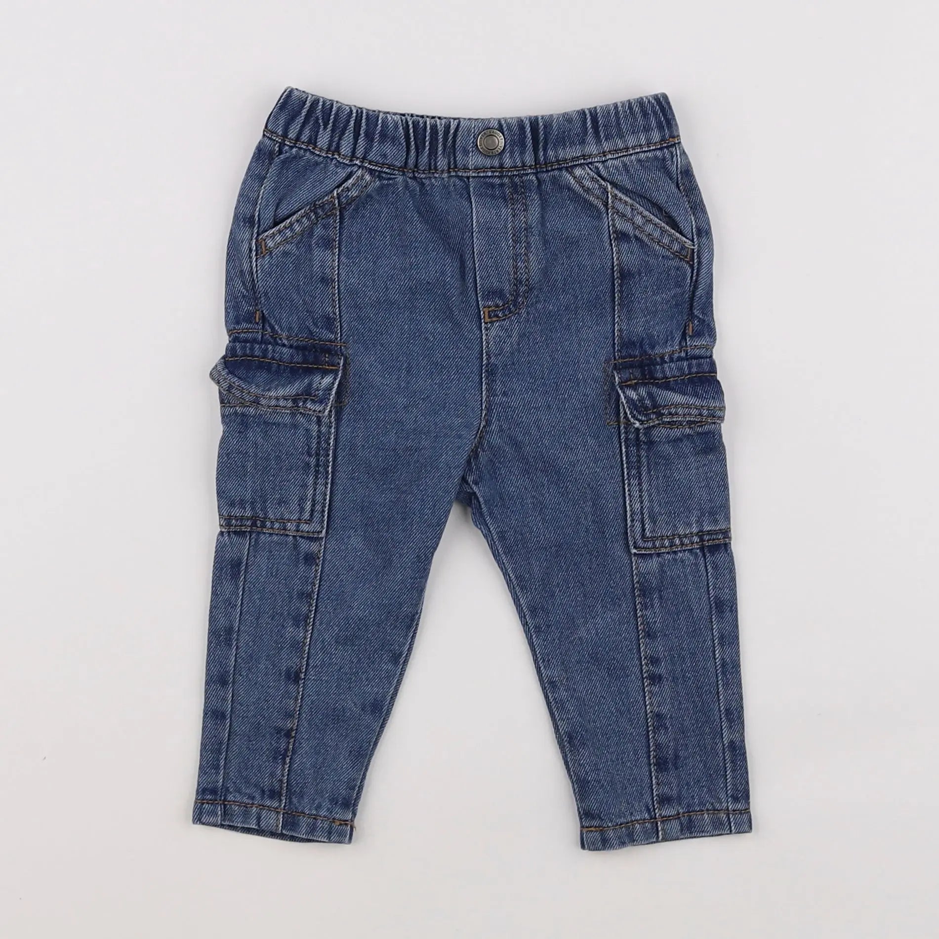 Vertbaudet - jean bleu - 6 mois