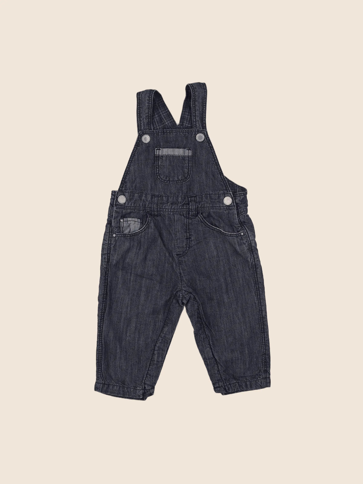 Zara - salopette bleu - 3/6 mois