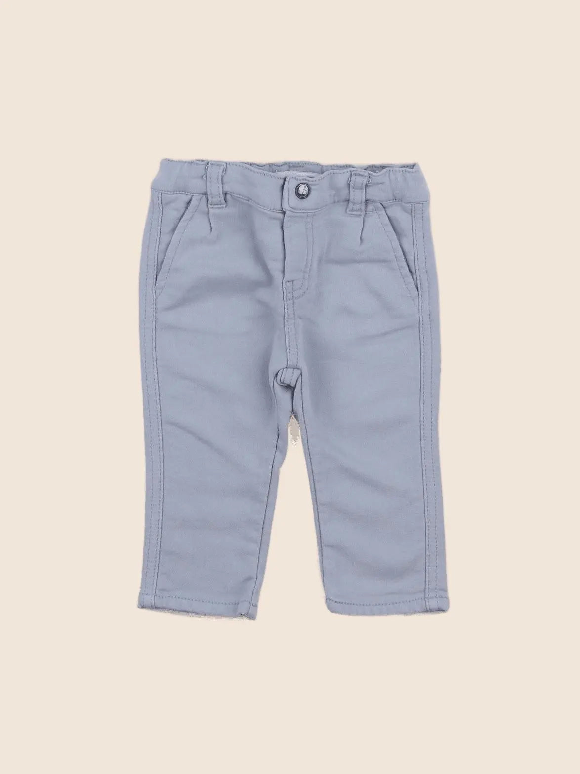 Vertbaudet - pantalon bleu - 6 mois