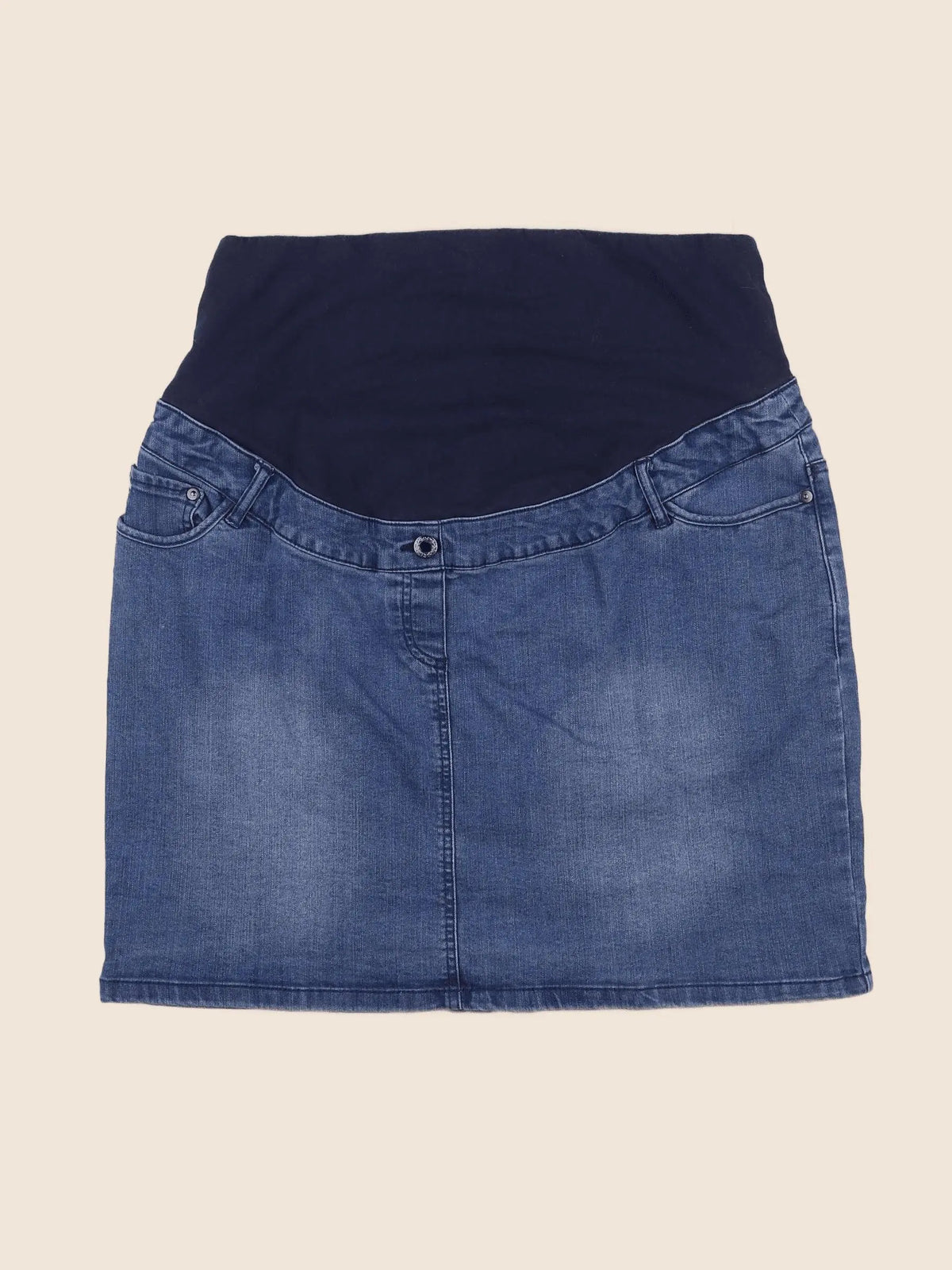 Vertbaudet - jupe grossesse bleu - 46