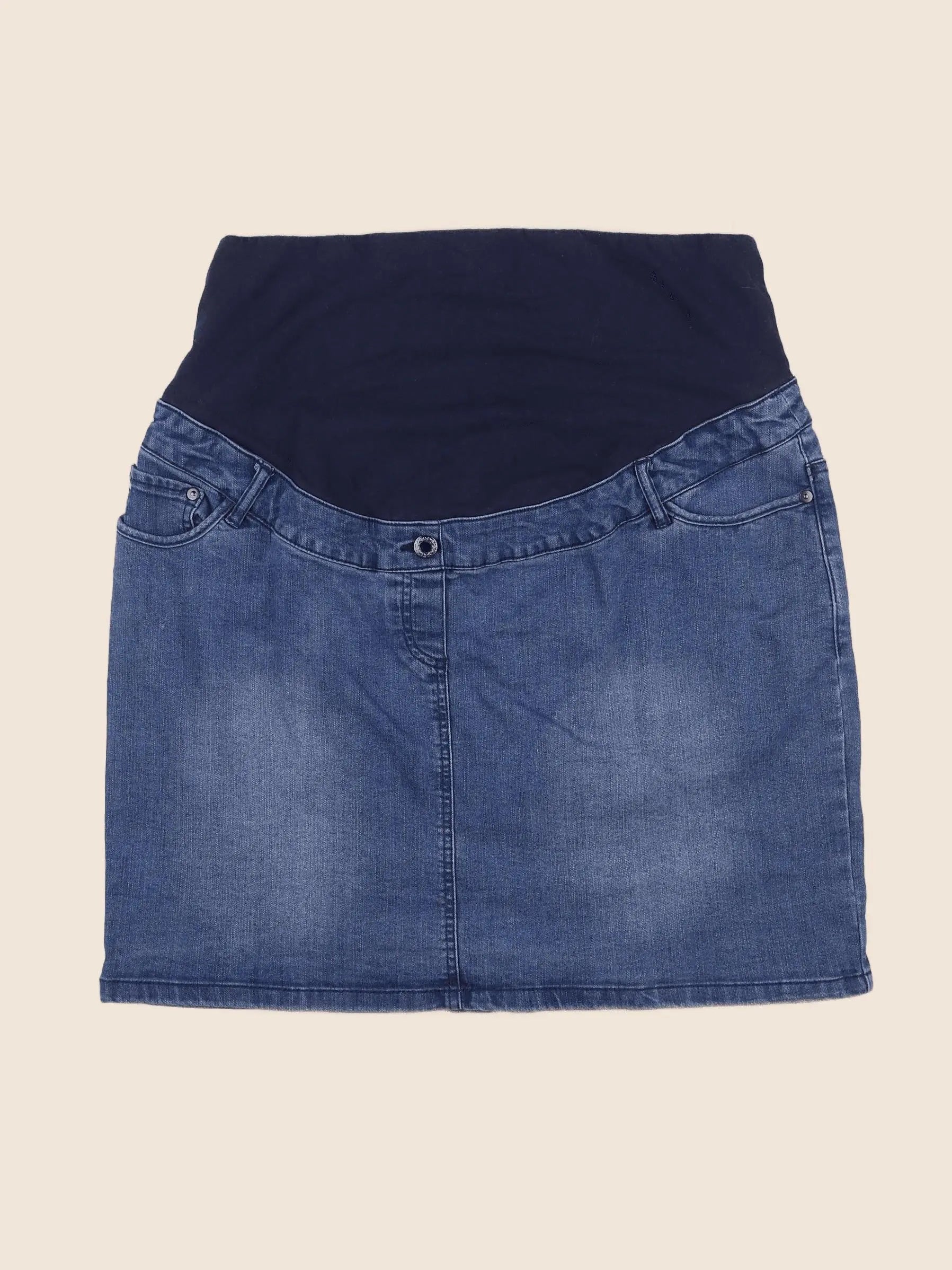Vertbaudet - jupe grossesse bleu - 46