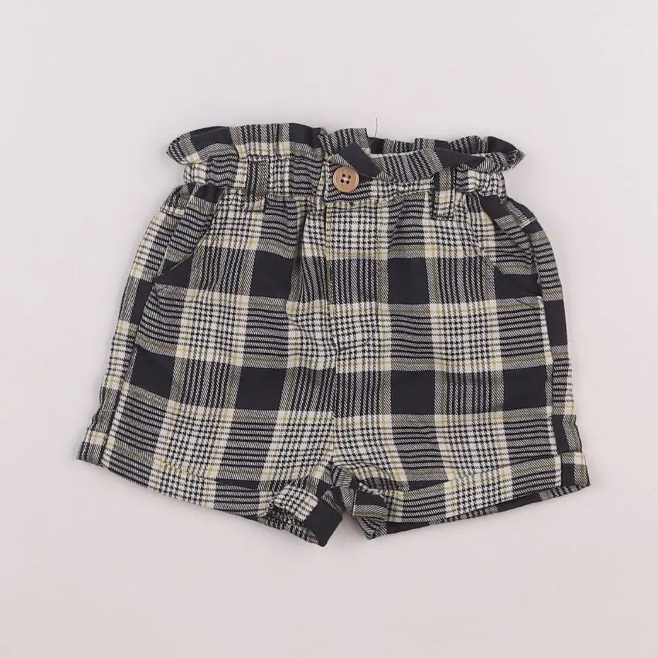 Vertbaudet - short noir - 3 mois