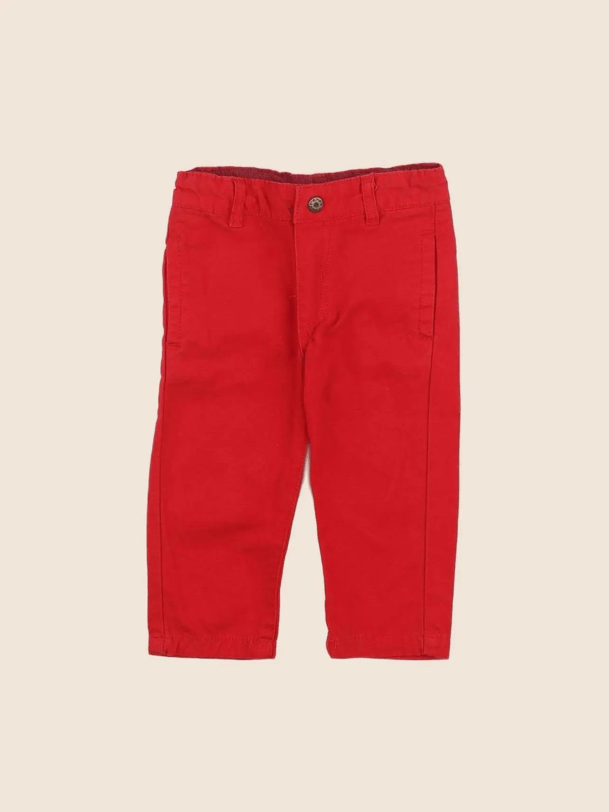 Boutchou - pantalon rouge - 6 mois