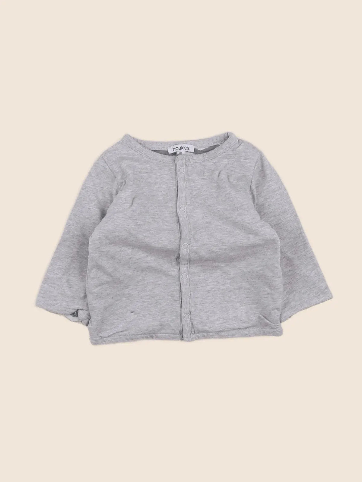 Noukie's - gilet gris - 6 mois