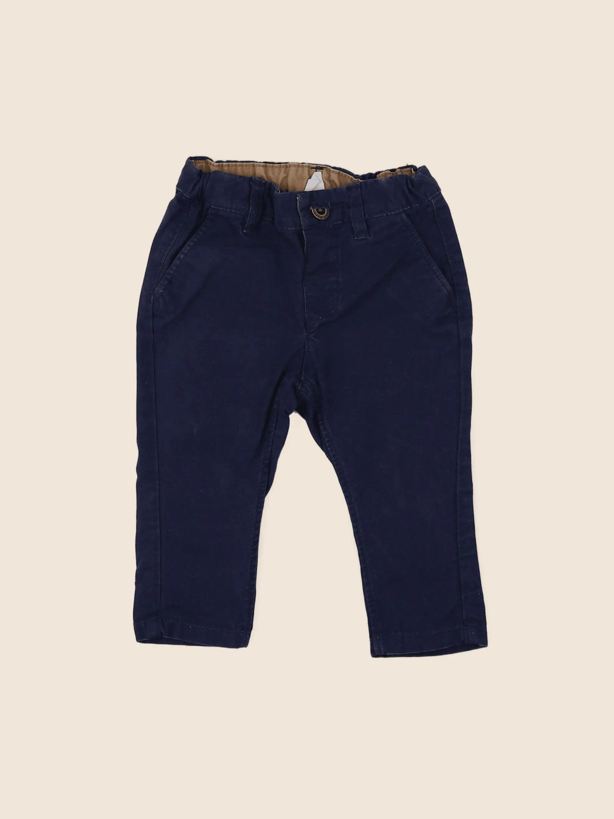 H&M - pantalon bleu - 3/6 mois