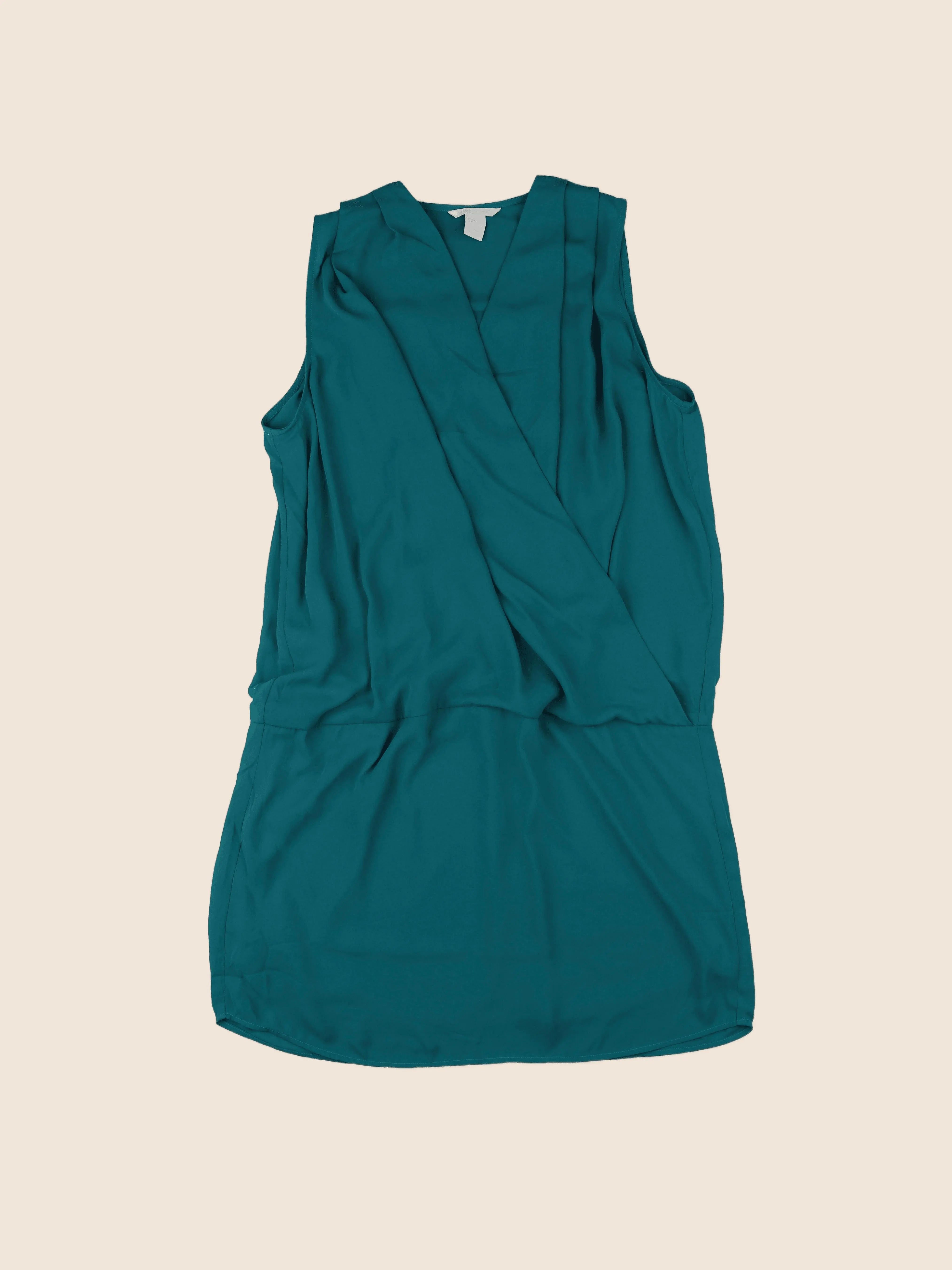 H&M - robe grossesse vert - 44 à 46