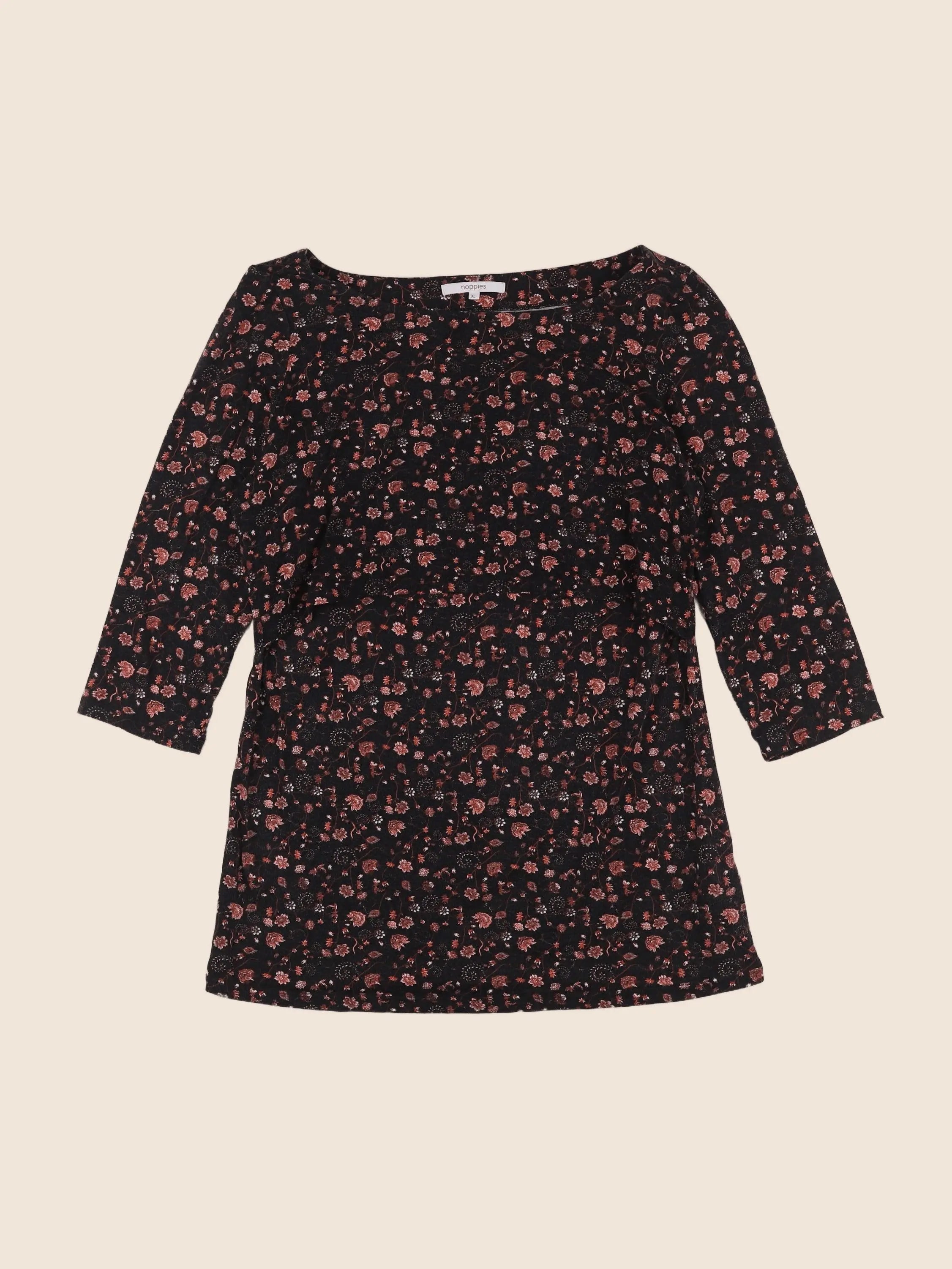 noppies maternité - tee-shirt grossesse noir - 46 à 48