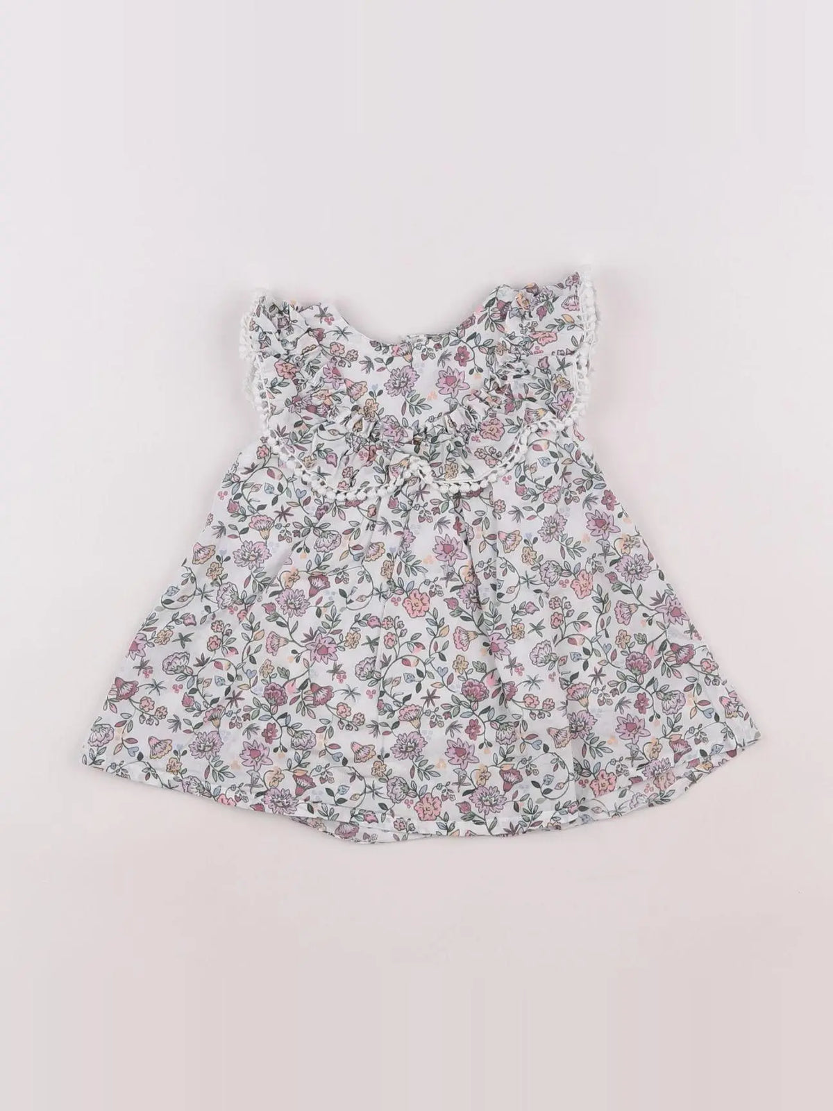 Vertbaudet - robe blanc - 3 mois