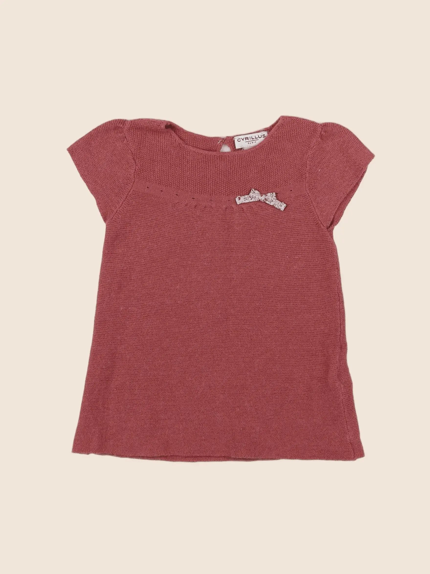 Cyrillus - robe rose - 6 mois