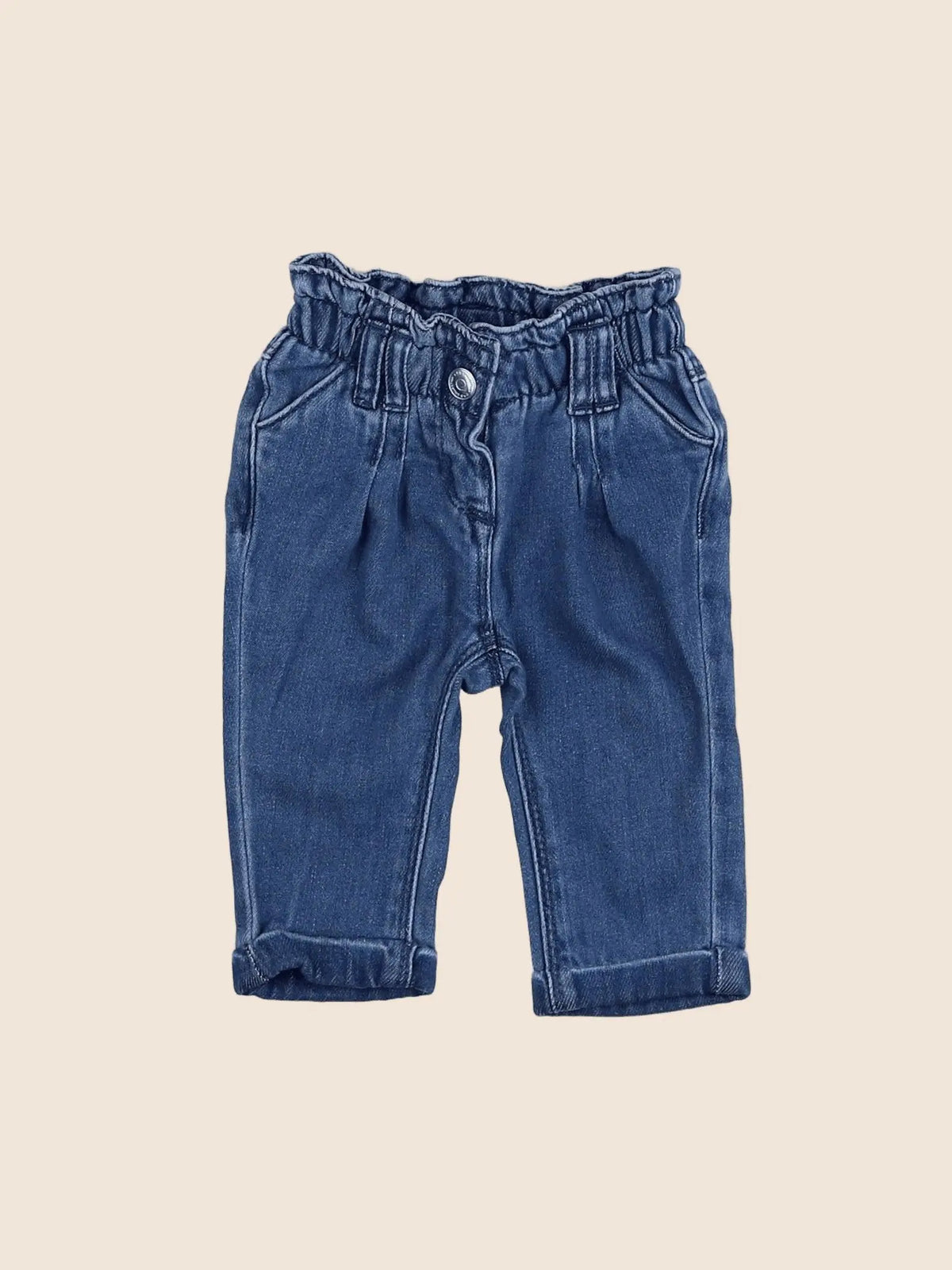 Tape à l'oeil - pantalon bleu - 3 mois