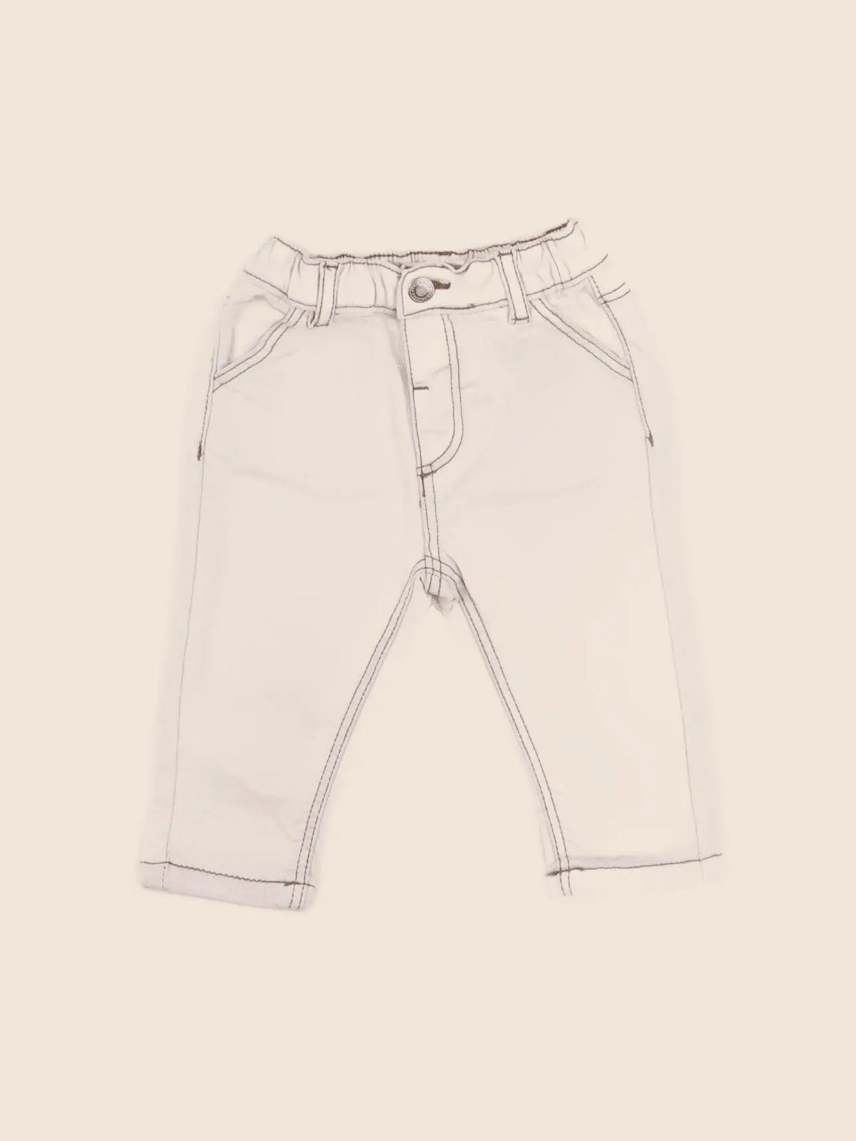 Tape à l'oeil - pantalon beige - 6 mois