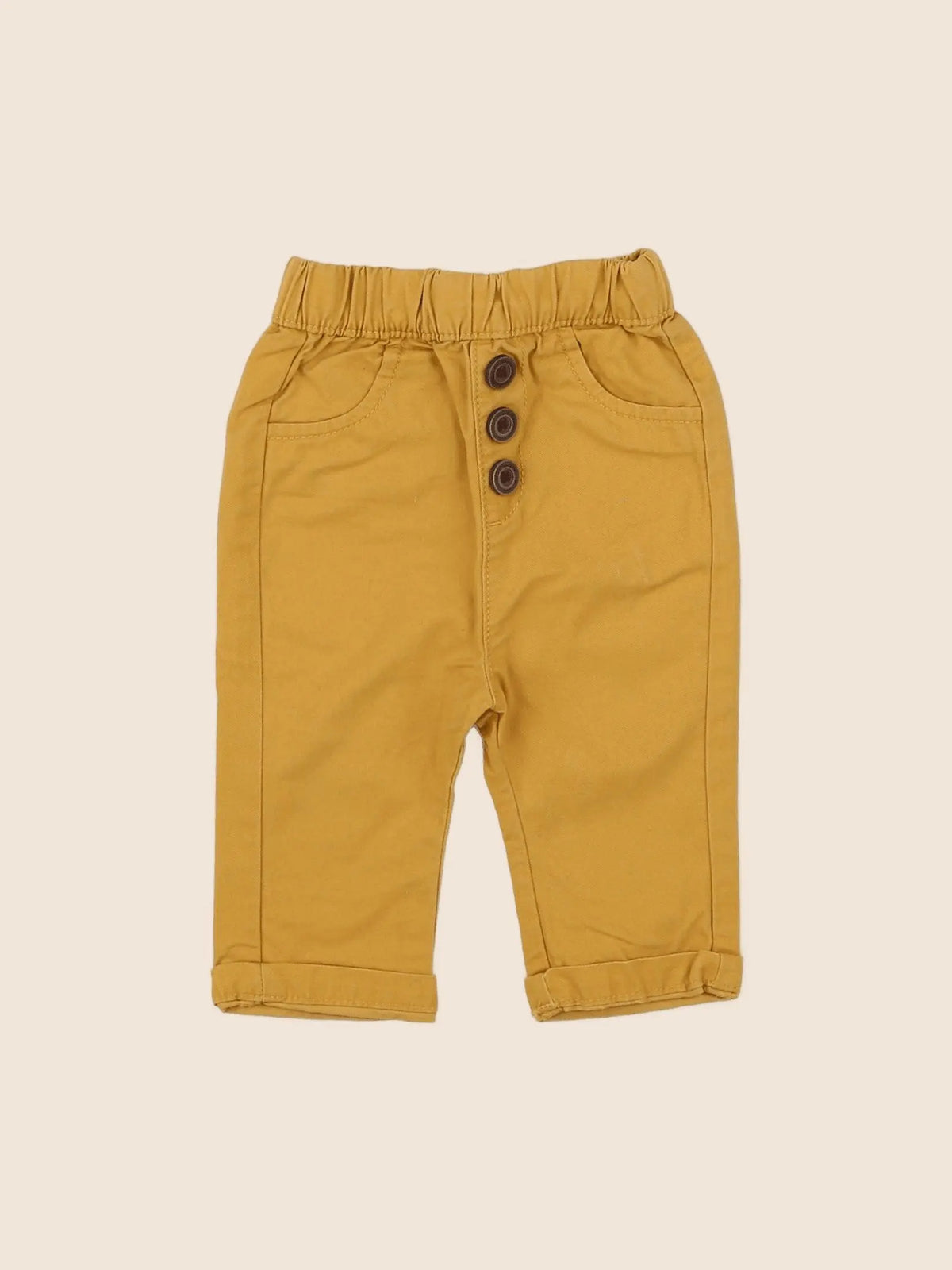 Tape à l'oeil - pantalon jaune - 3 mois