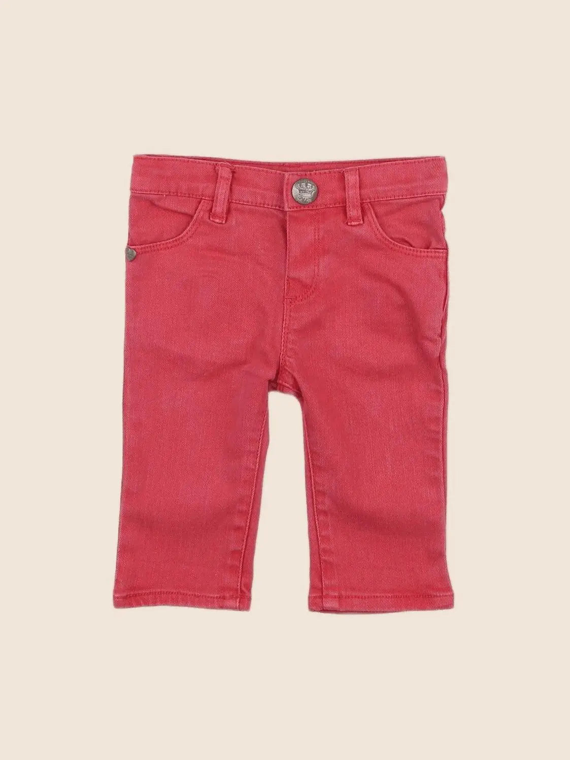 IKKS - jean rouge - 3 mois