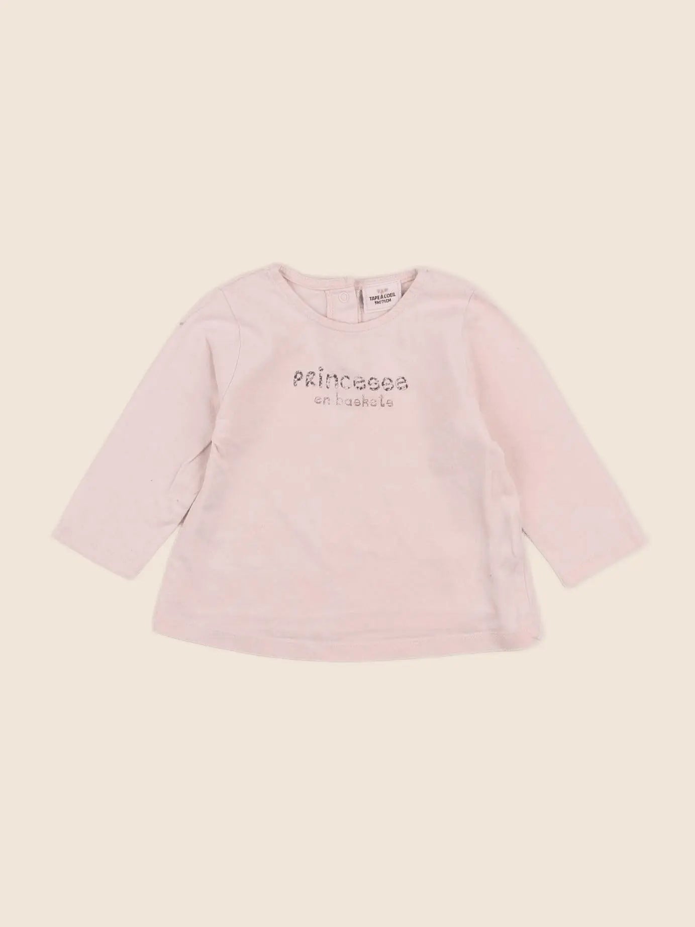 Tape à l'oeil - tee-shirt rose - 9 mois