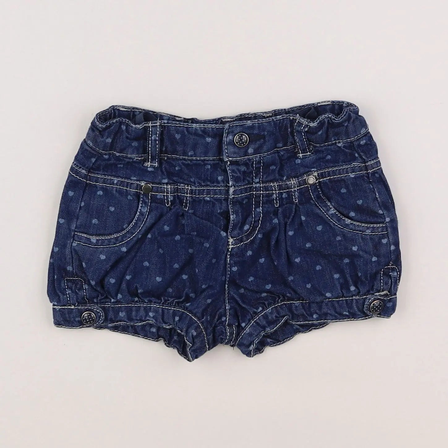 Vertbaudet - short bleu - 18 mois