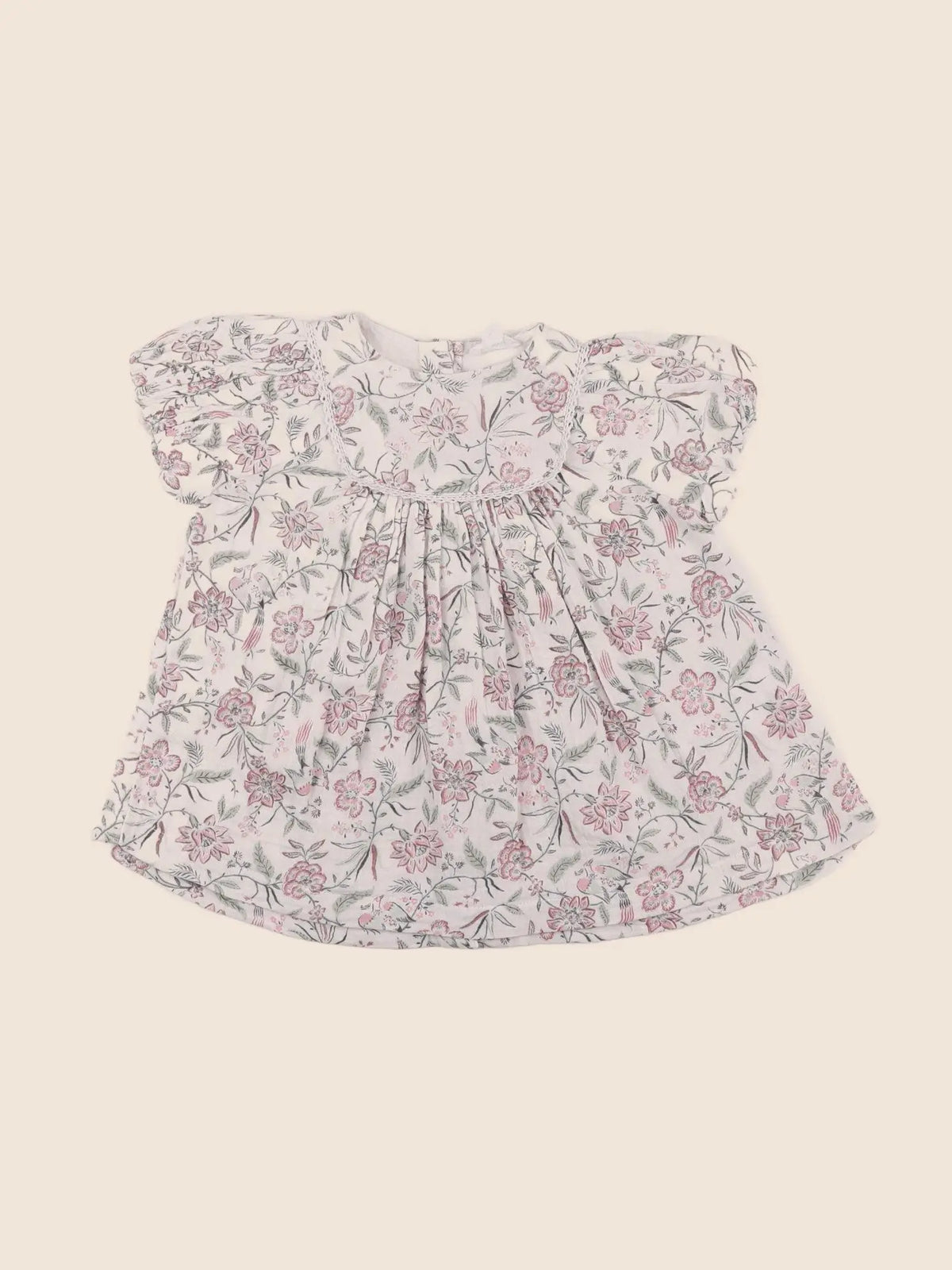Vertbaudet - robe rose - 6 mois