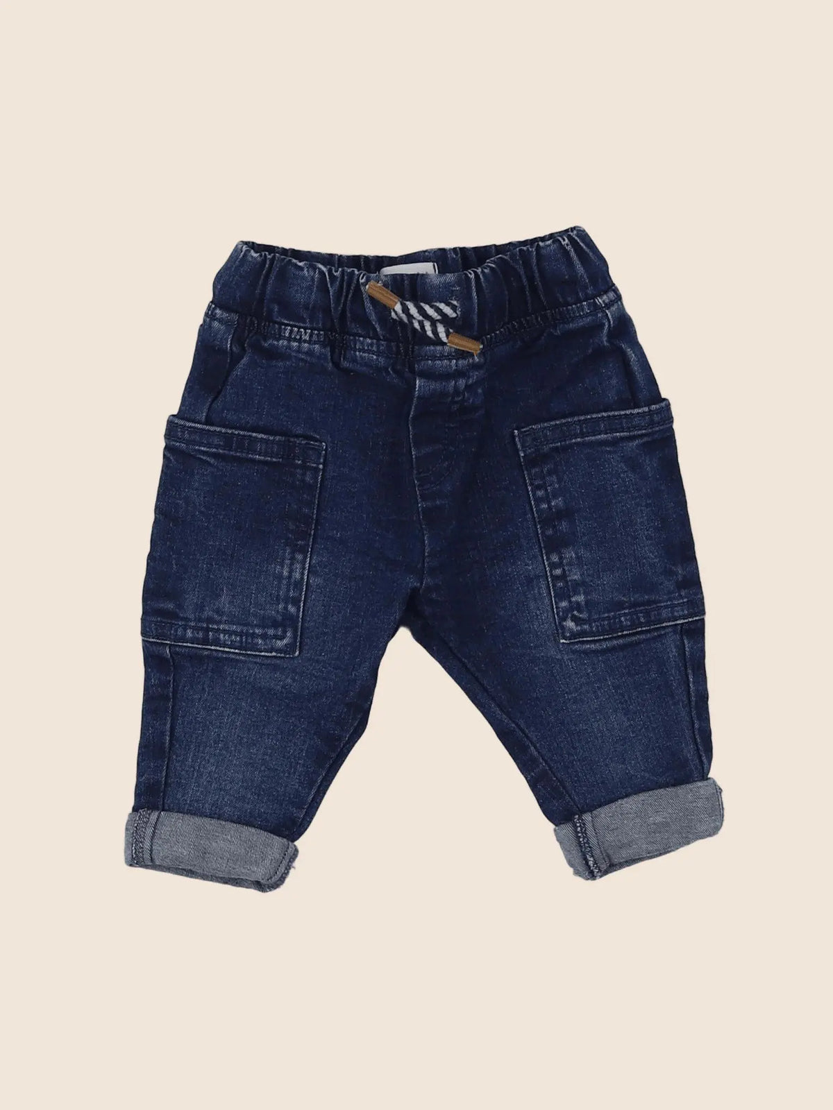 Vertbaudet - jean bleu - 3 mois