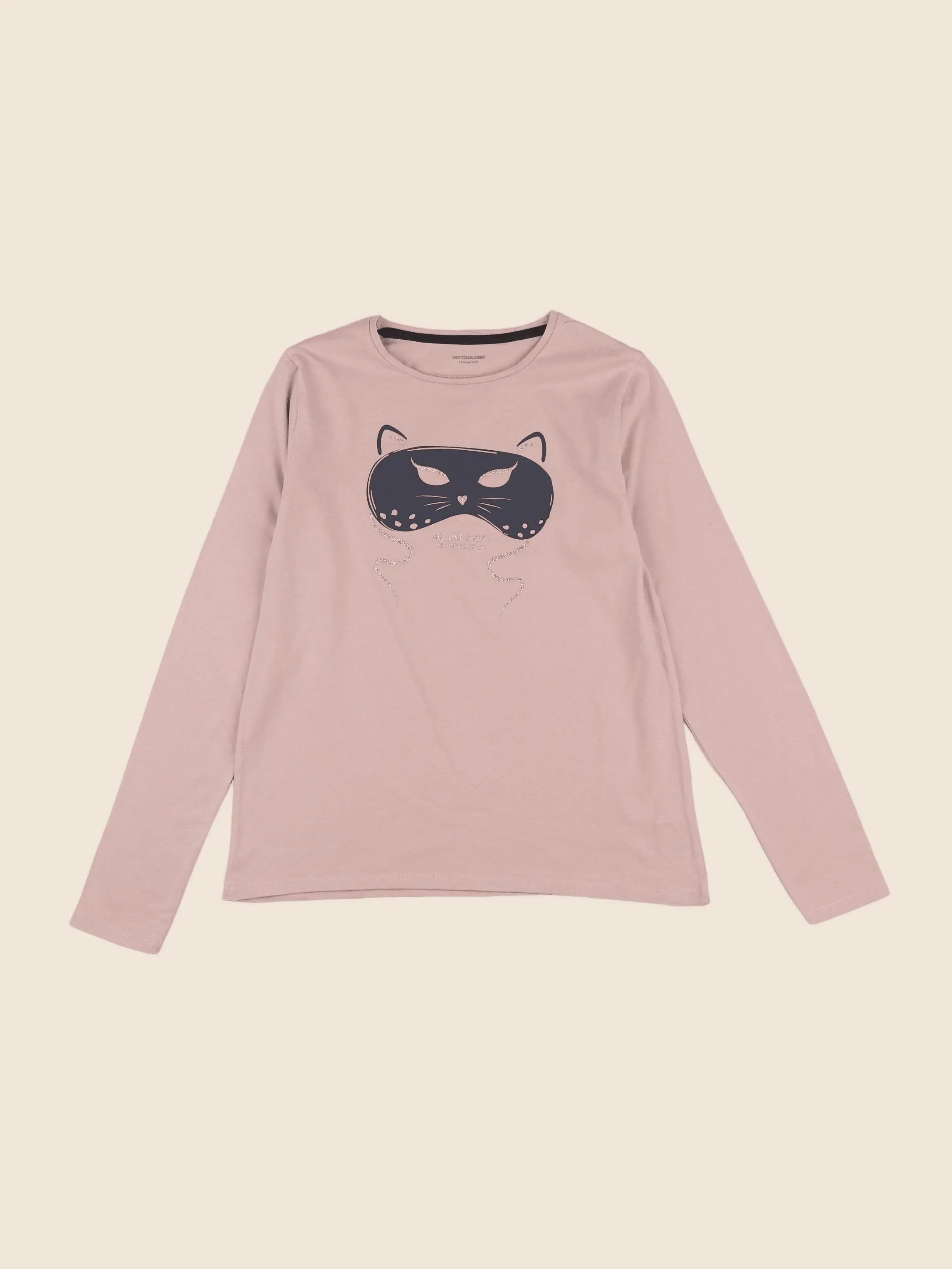 Vertbaudet - tee-shirt rose - 12 ans
