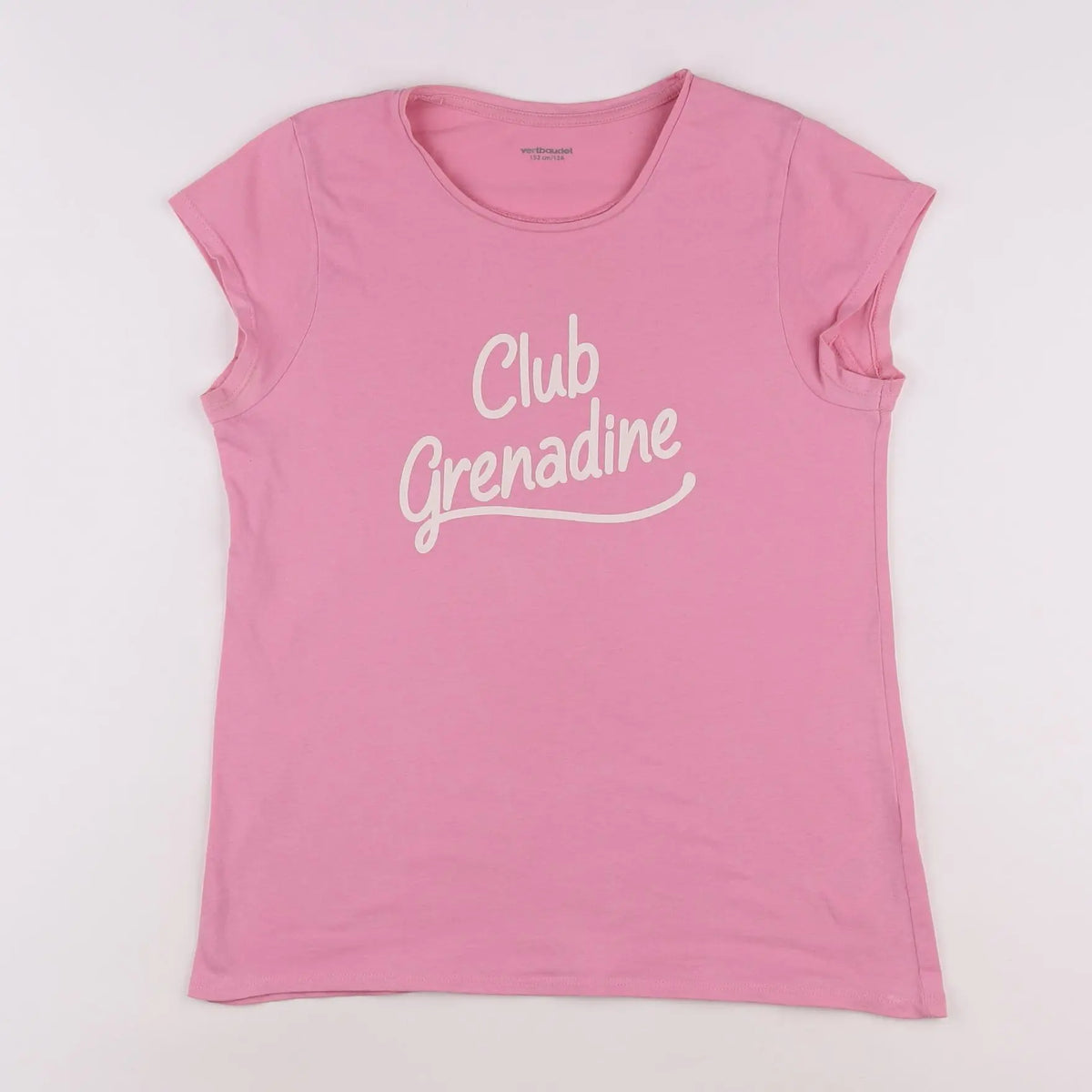 Vertbaudet - tee-shirt rose - 12 ans