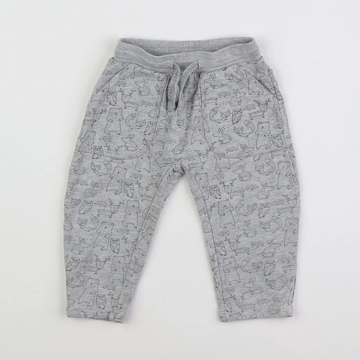 Vertbaudet - pantalon gris - 6 mois