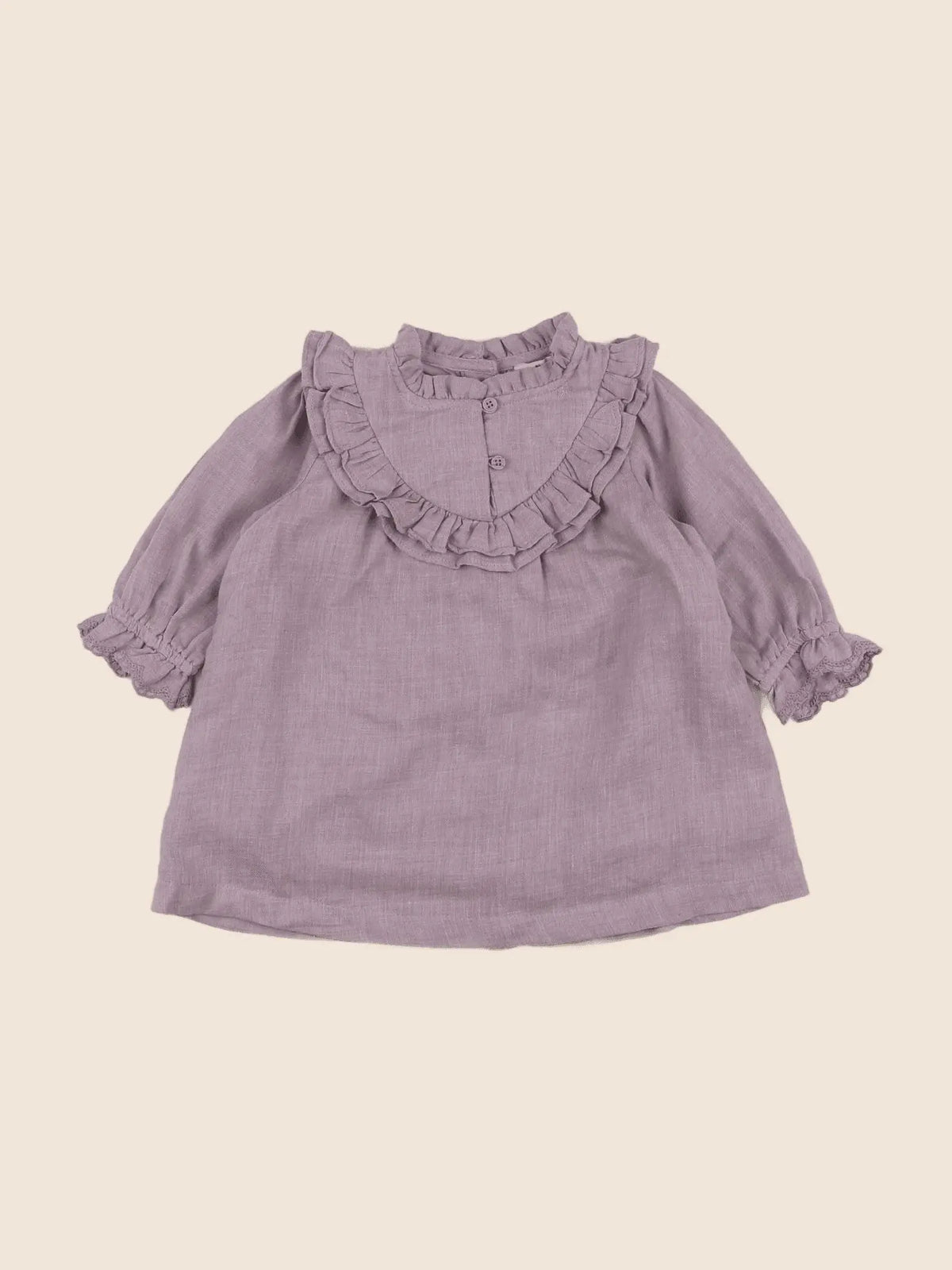 Vertbaudet - robe violet - 6 mois
