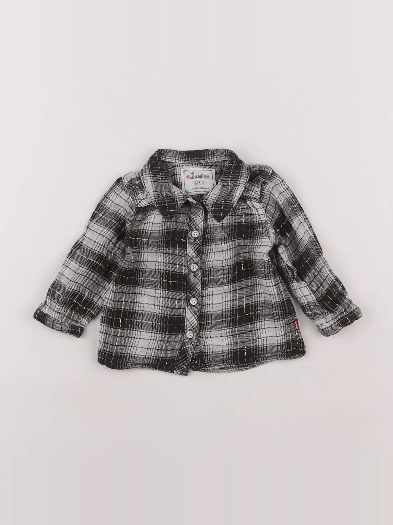 Levi's - chemise gris - 9 mois